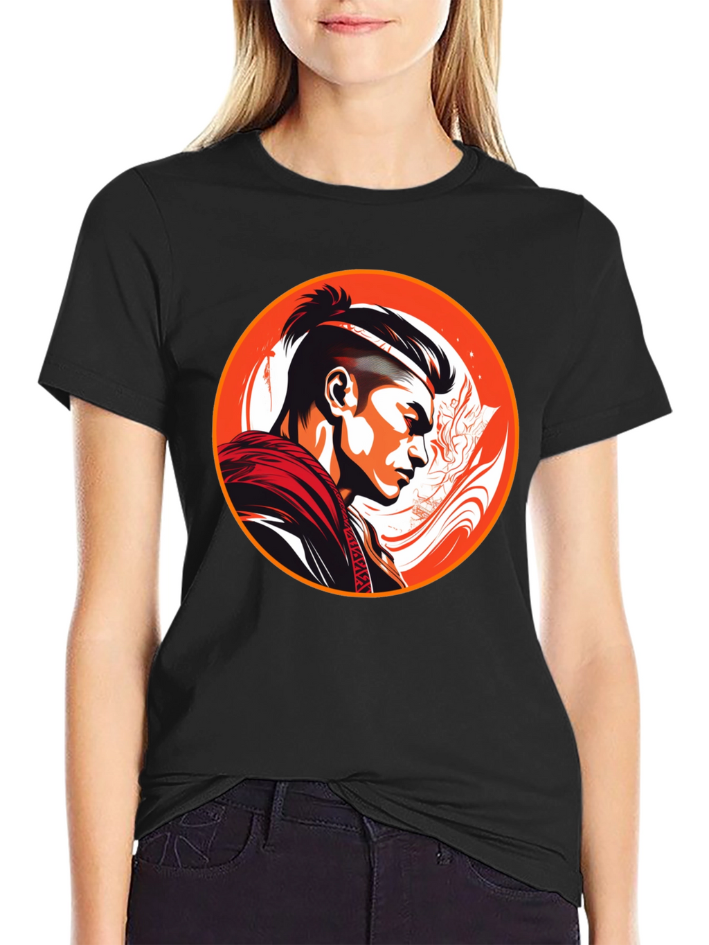 Samurai Warrior Graphic T-Shirt