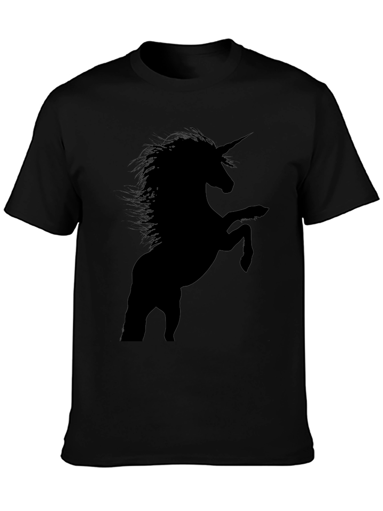 Unicorn Graphic T-Shirt - Black