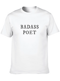 Badass Poet Black T-Shirt - Classic Style