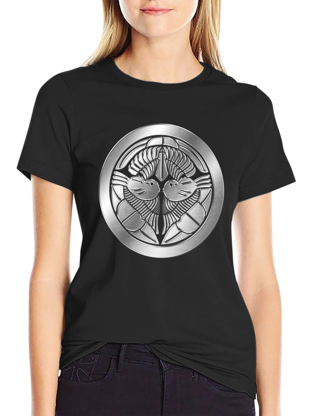 Samurai Clan Symbol Graphic T-Shirt