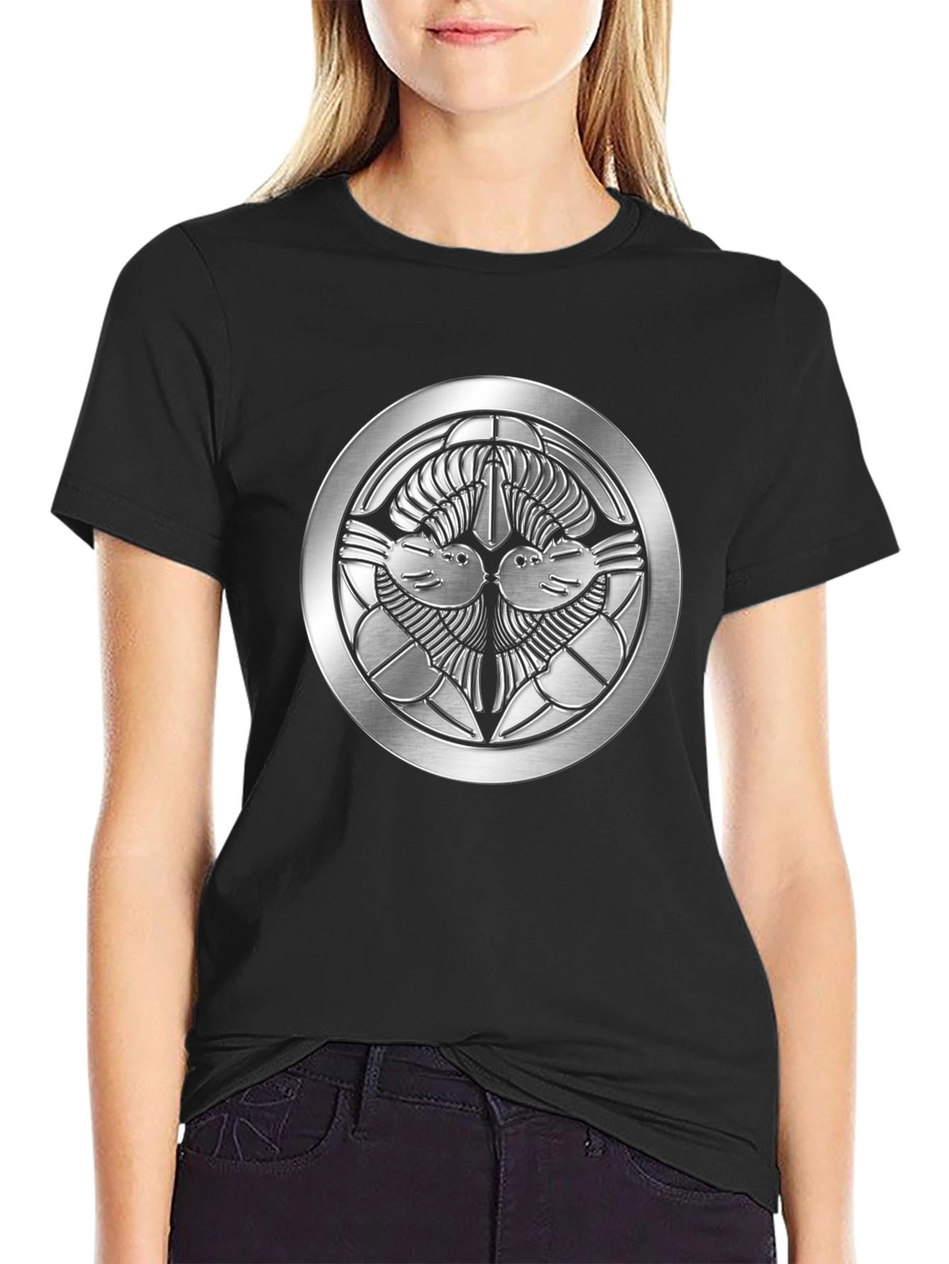 Samurai Clan Symbol Graphic T-Shirt