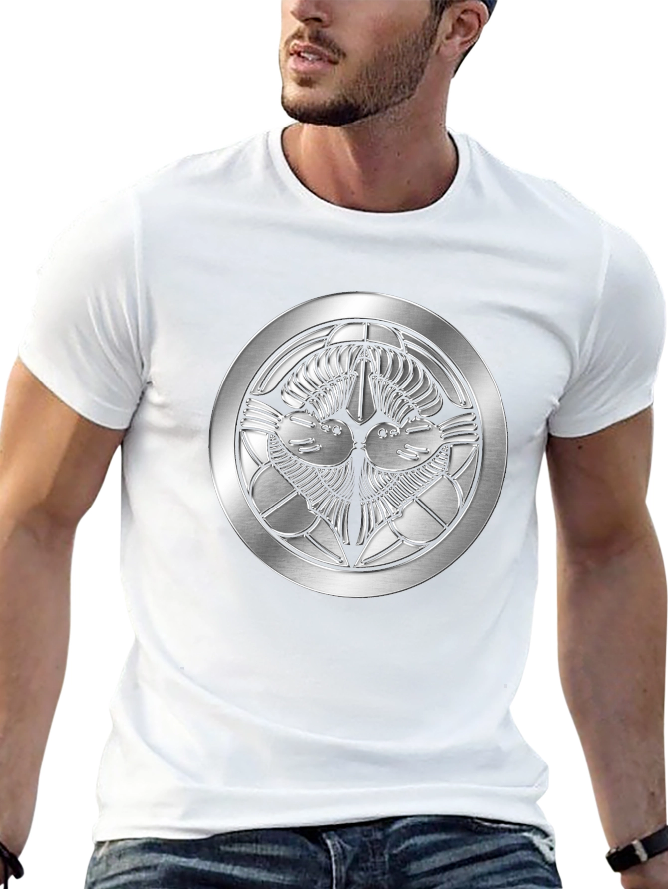 Samurai Clan Symbol Graphic T-Shirt