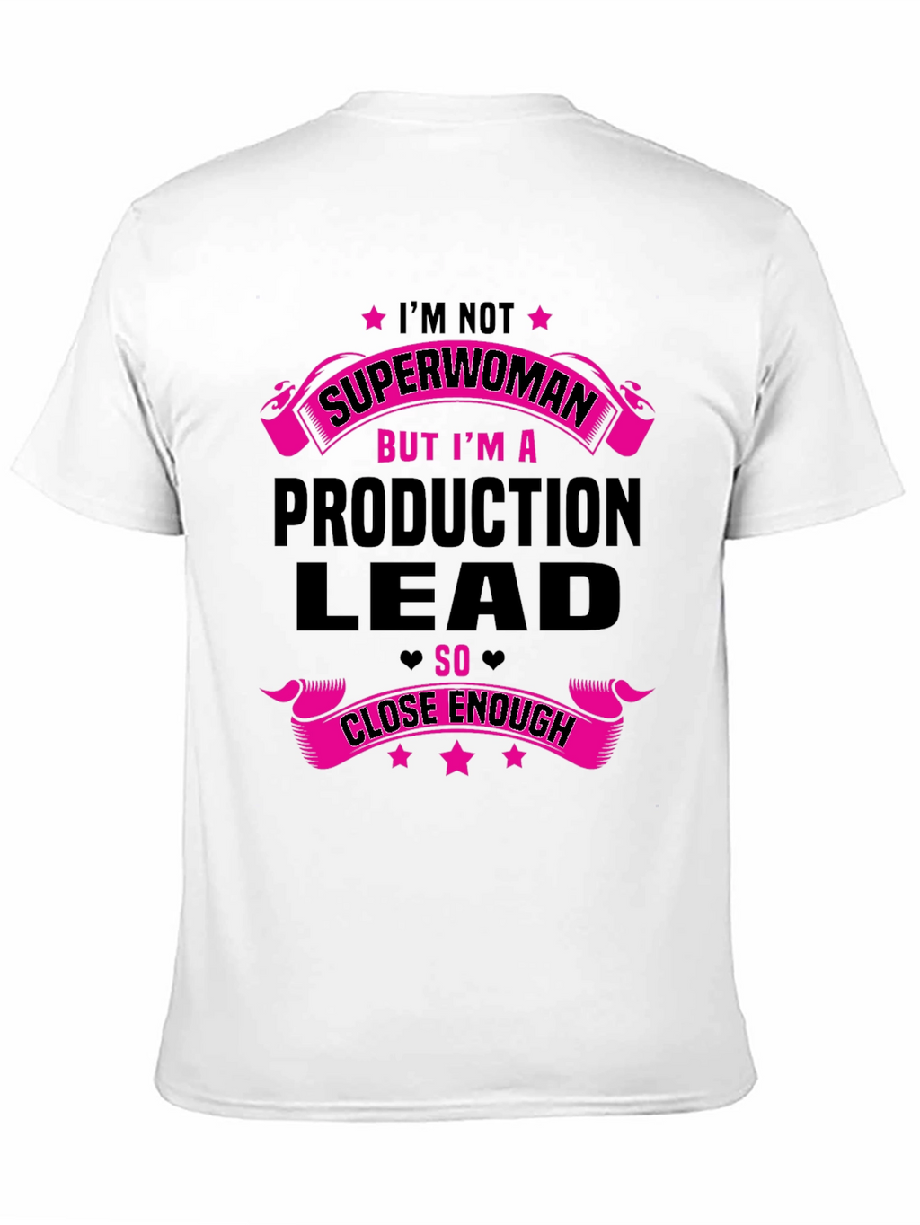 Production Lead Superwoman Funny T-Shirt