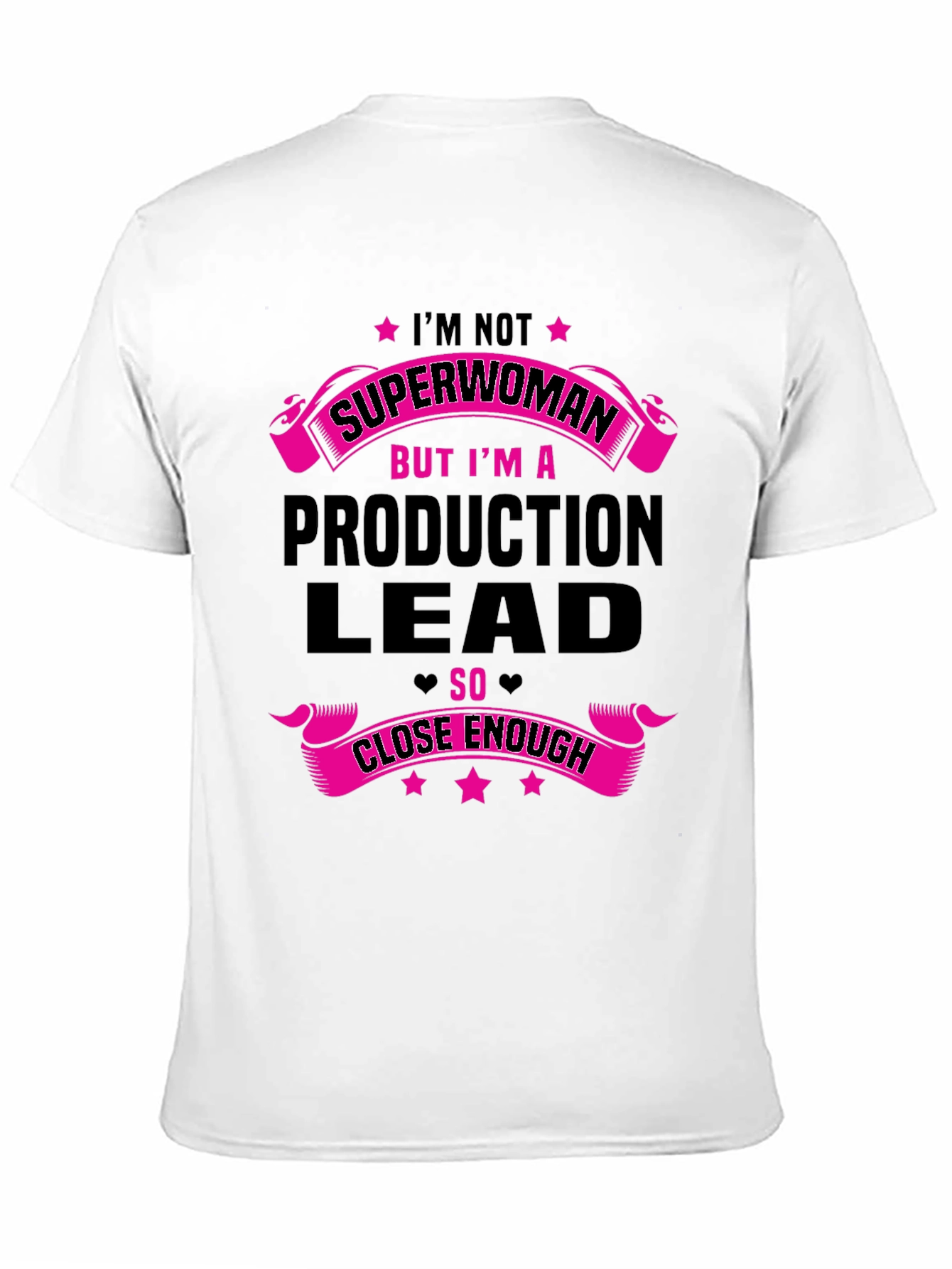 Production Lead Superwoman Funny T-Shirt
