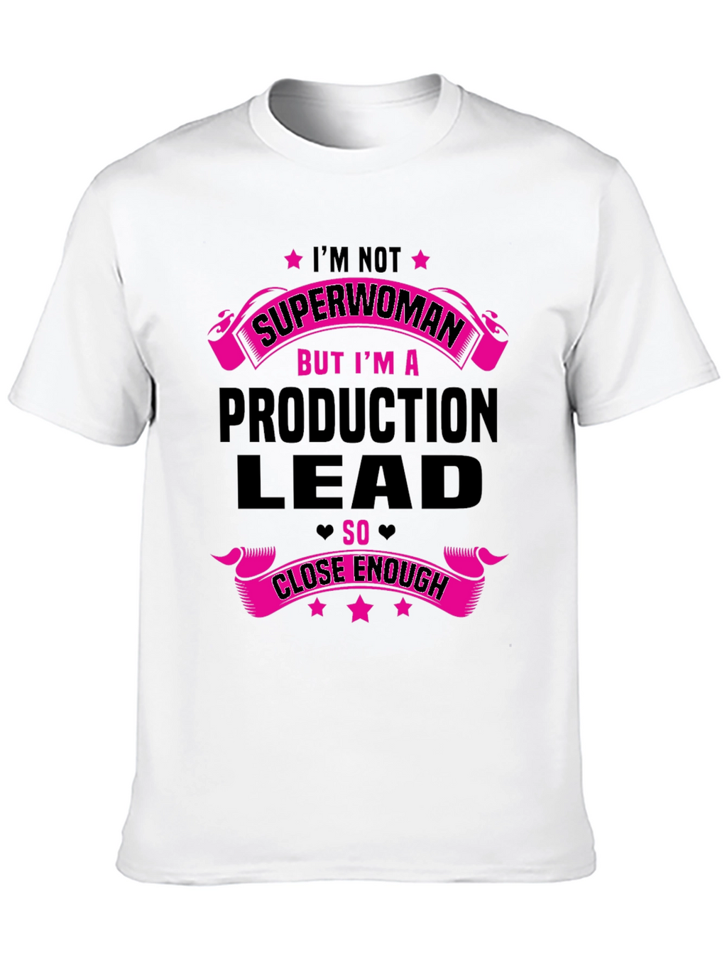 Production Lead Superwoman Funny T-Shirt