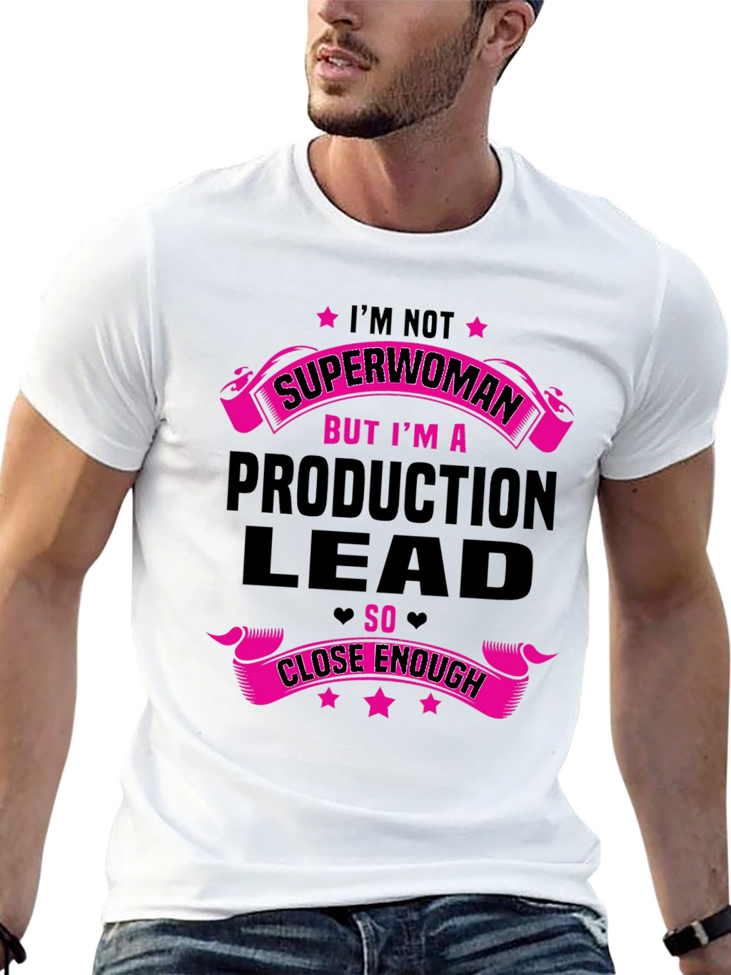 Production Lead Superwoman Funny T-Shirt