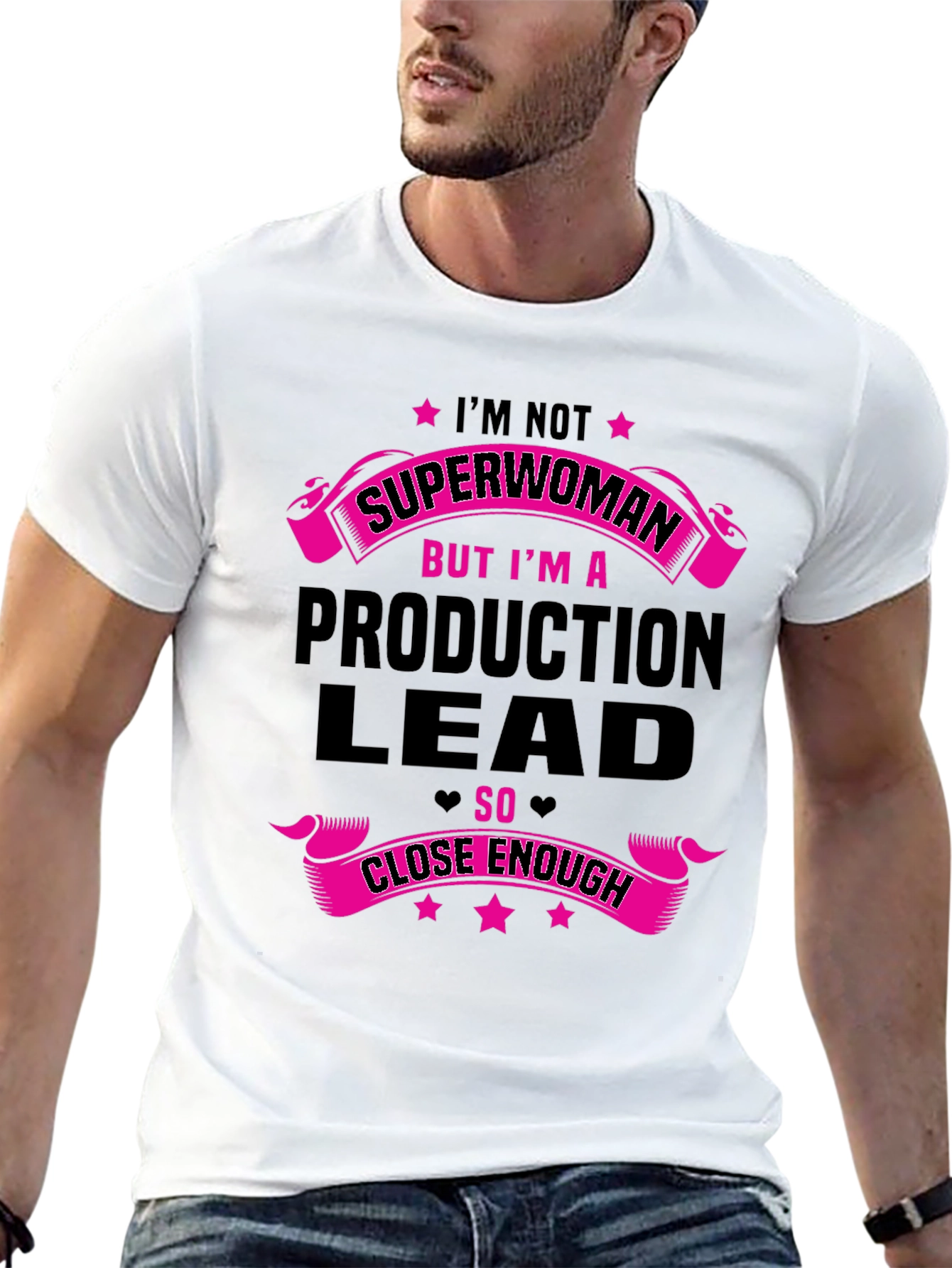 Production Lead Superwoman Funny T-Shirt