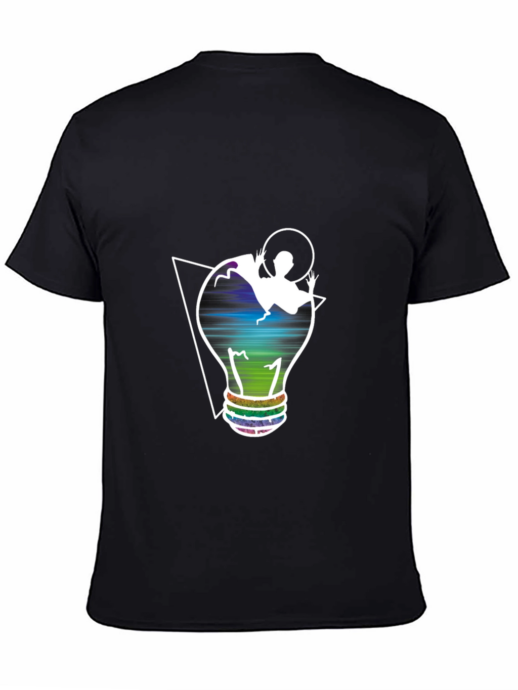 Unique Graphic Tee - Lightbulb Design