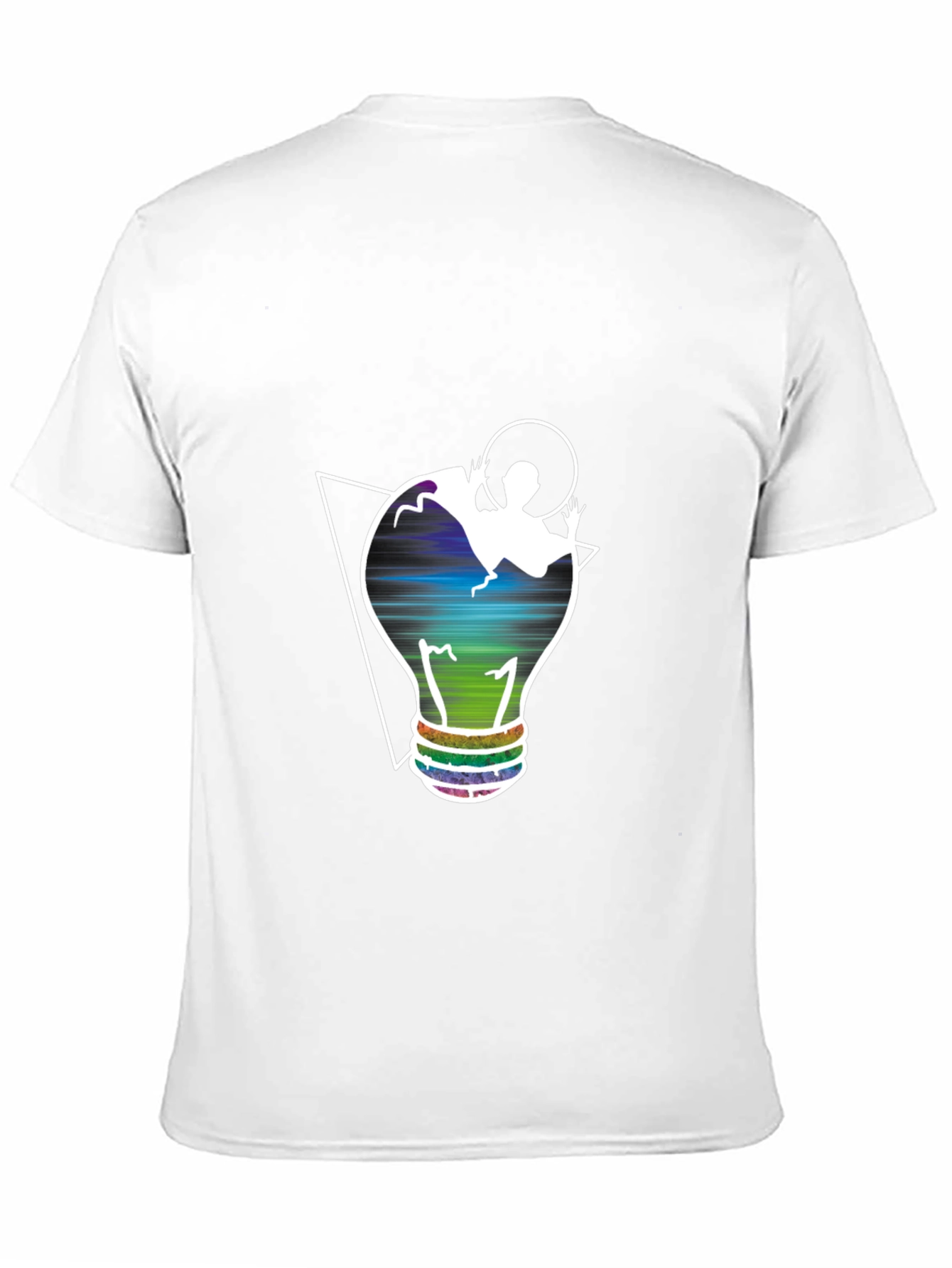 Unique Graphic Tee - Lightbulb Design