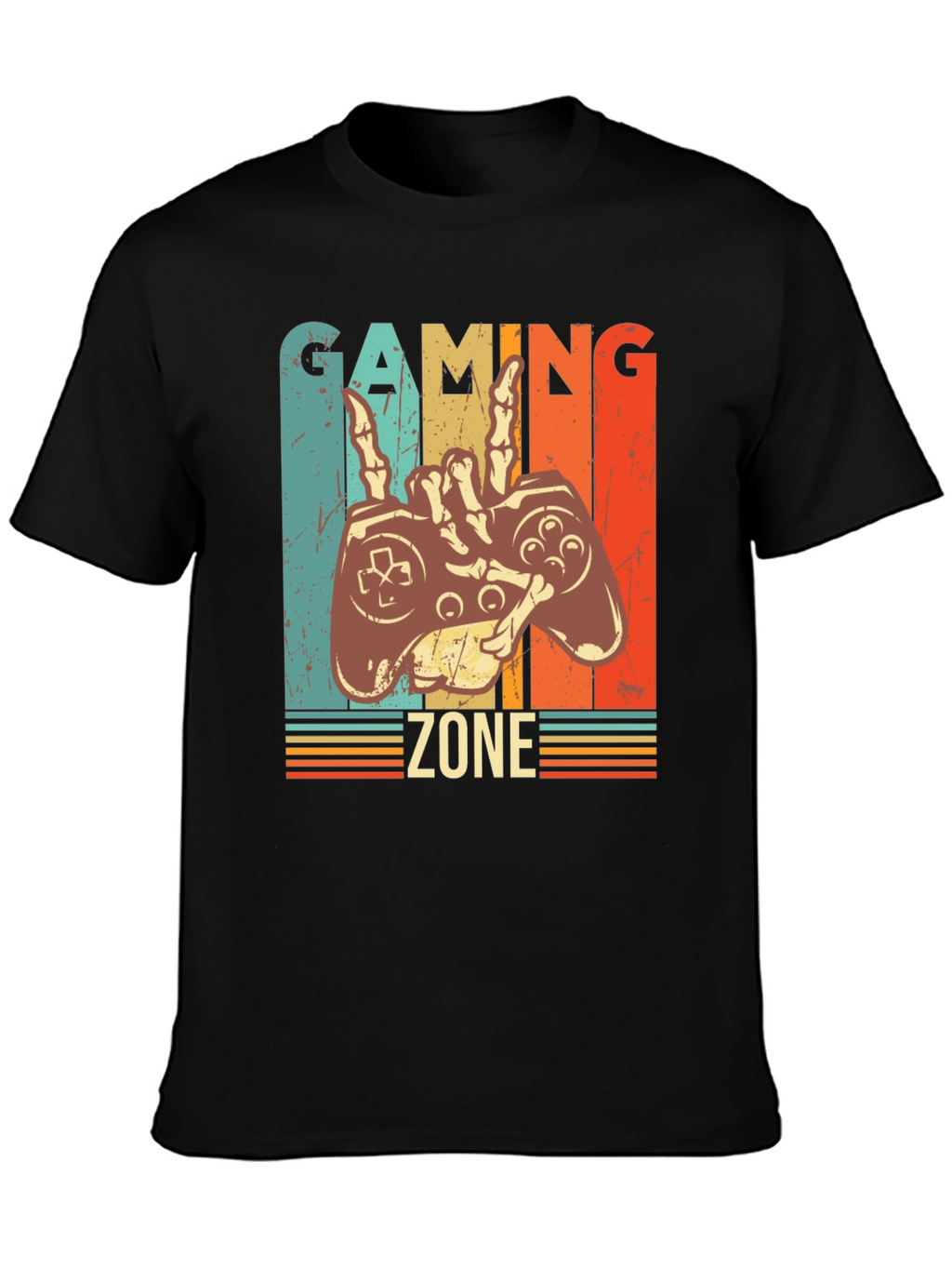 Gaming Zone Graphic Tee - Retro Gamer Style