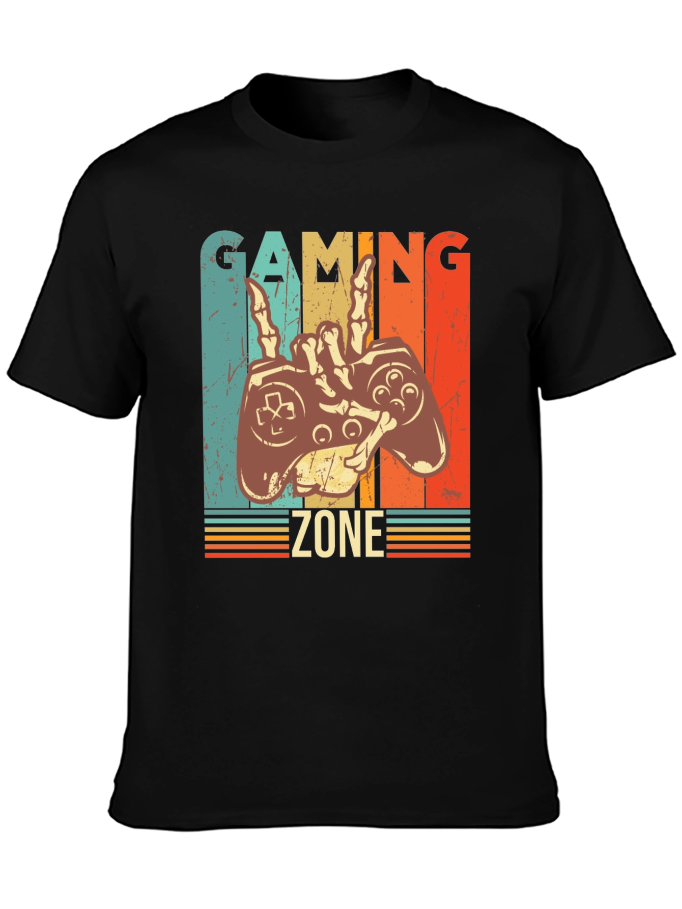 Gaming Zone Graphic Tee - Retro Gamer Style