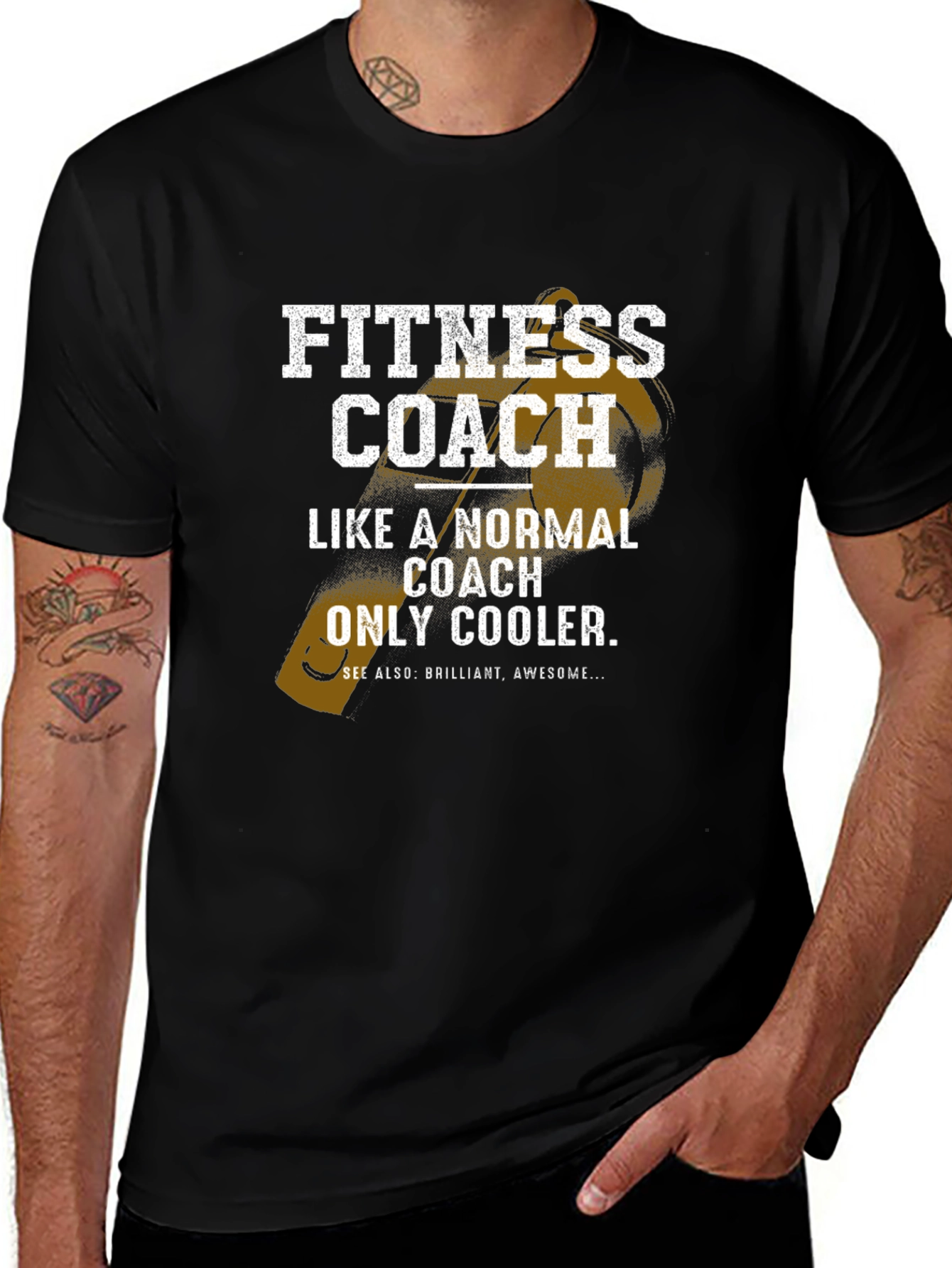 Fitness Coach T-Shirt - Like a Normal Coach Only Cooler