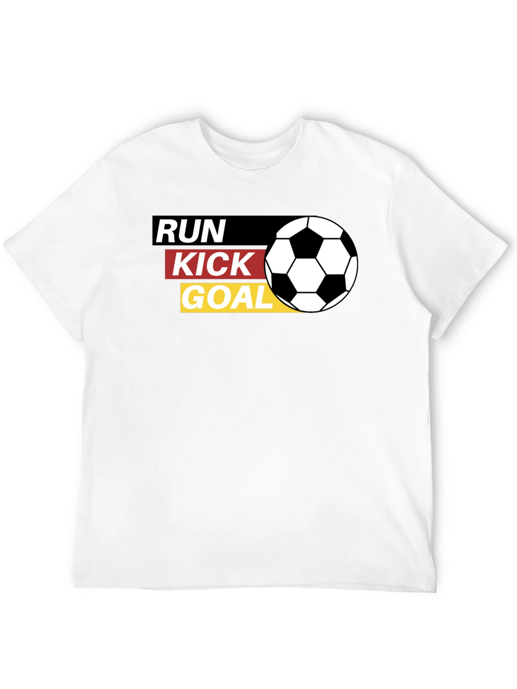 Run Kick Goal Soccer T-Shirt