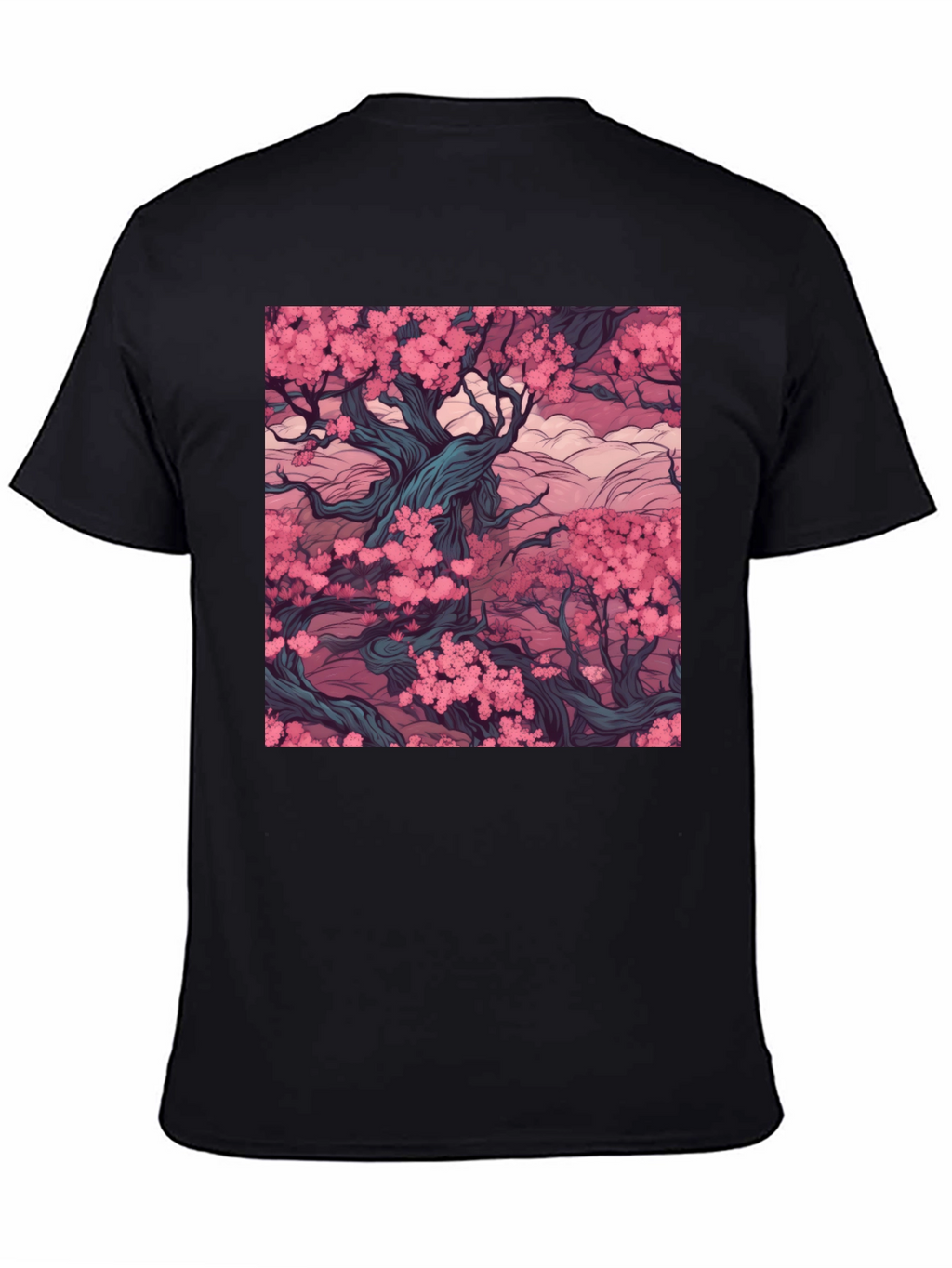 Blossom Tree Black T-Shirt