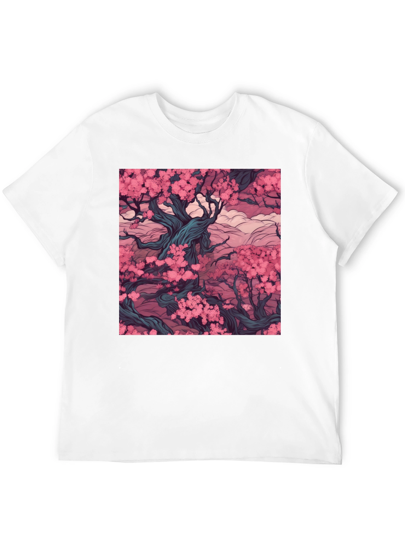 Blossom Tree Black T-Shirt