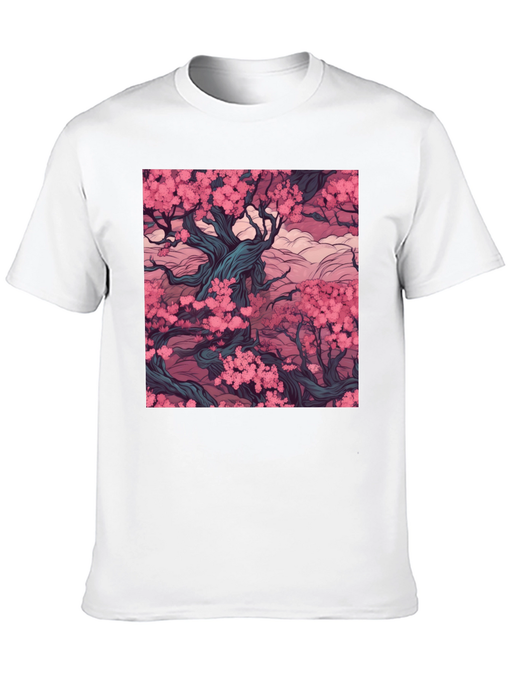Blossom Tree Black T-Shirt