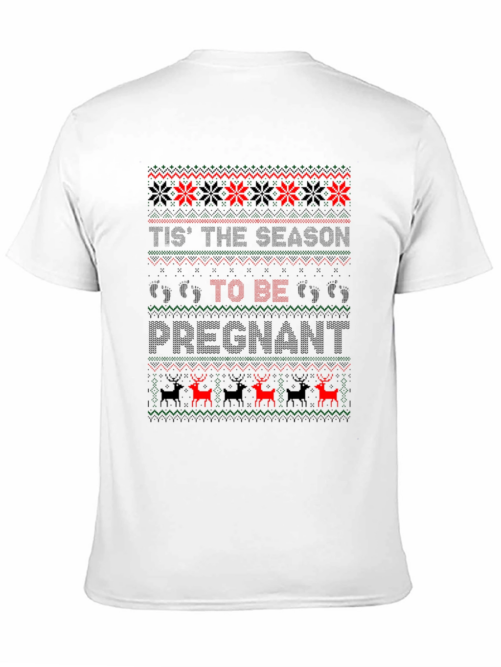 Ugly Christmas Pregnancy T-Shirt