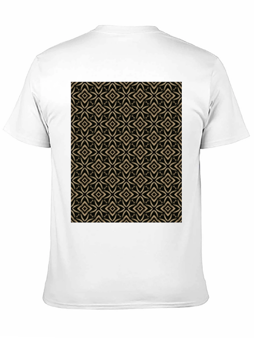 Geometric Pattern Black T-Shirt