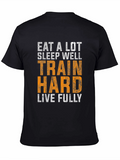 Train Hard Mens Graphic T-Shirt