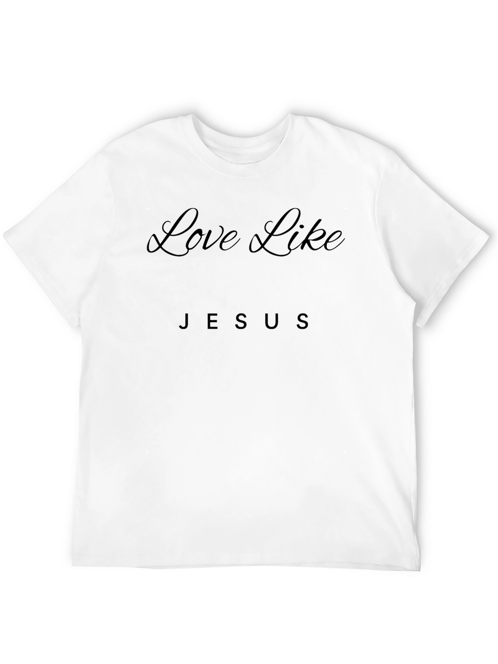 Love Like Jesus Graphic Tee - Black T-Shirt