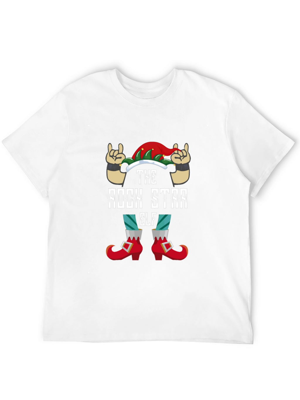 Rock Star Elf Graphic Tee