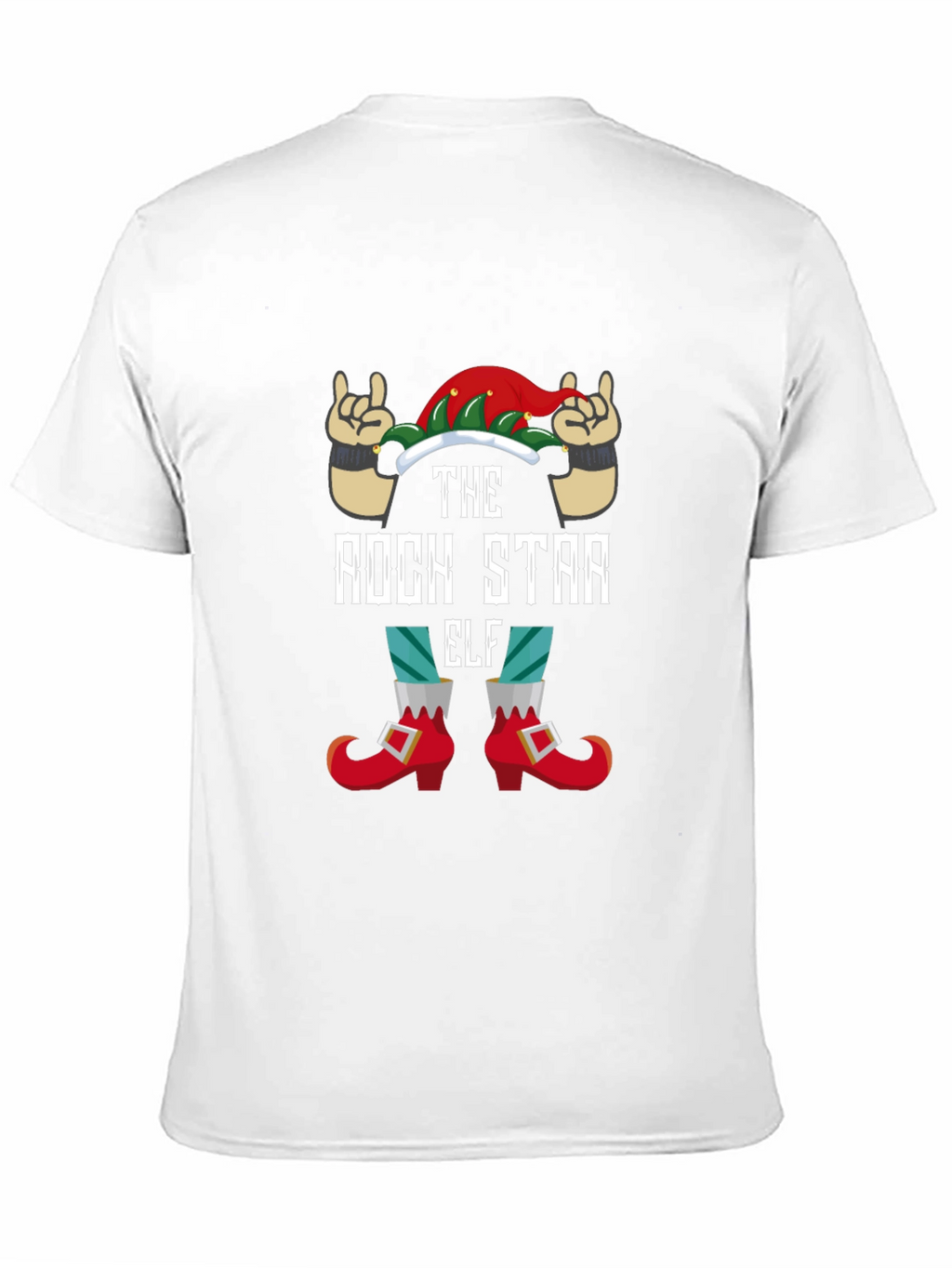 Rock Star Elf Graphic Tee