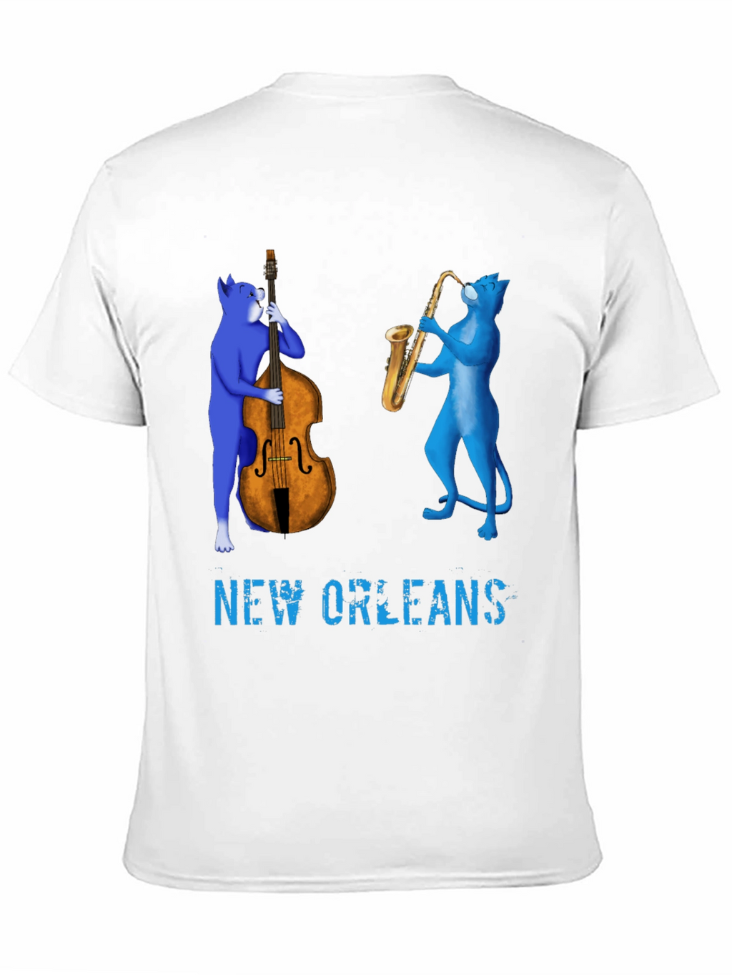 New Orleans Jazz Cat T-Shirt