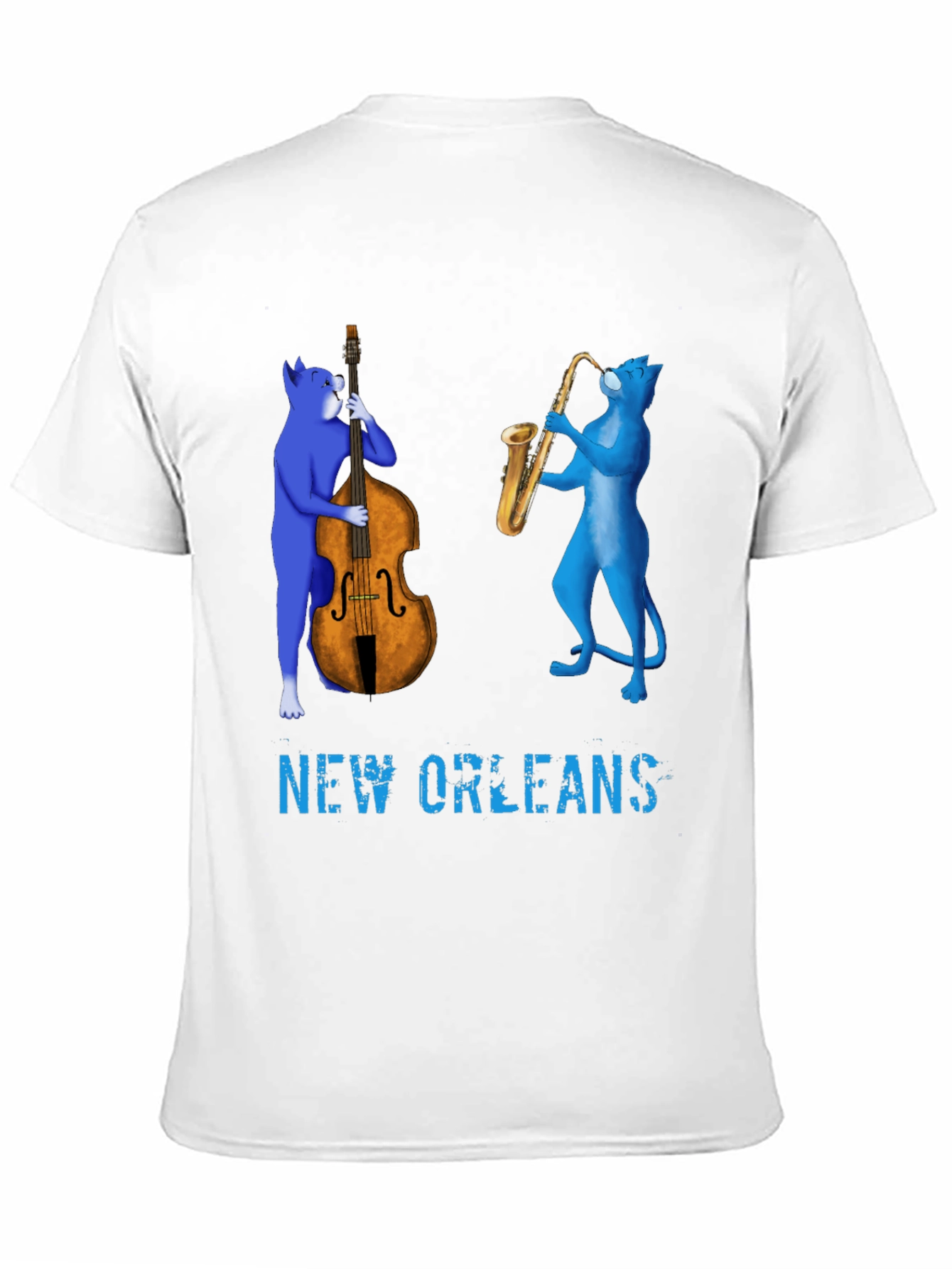 New Orleans Jazz Cat T-Shirt