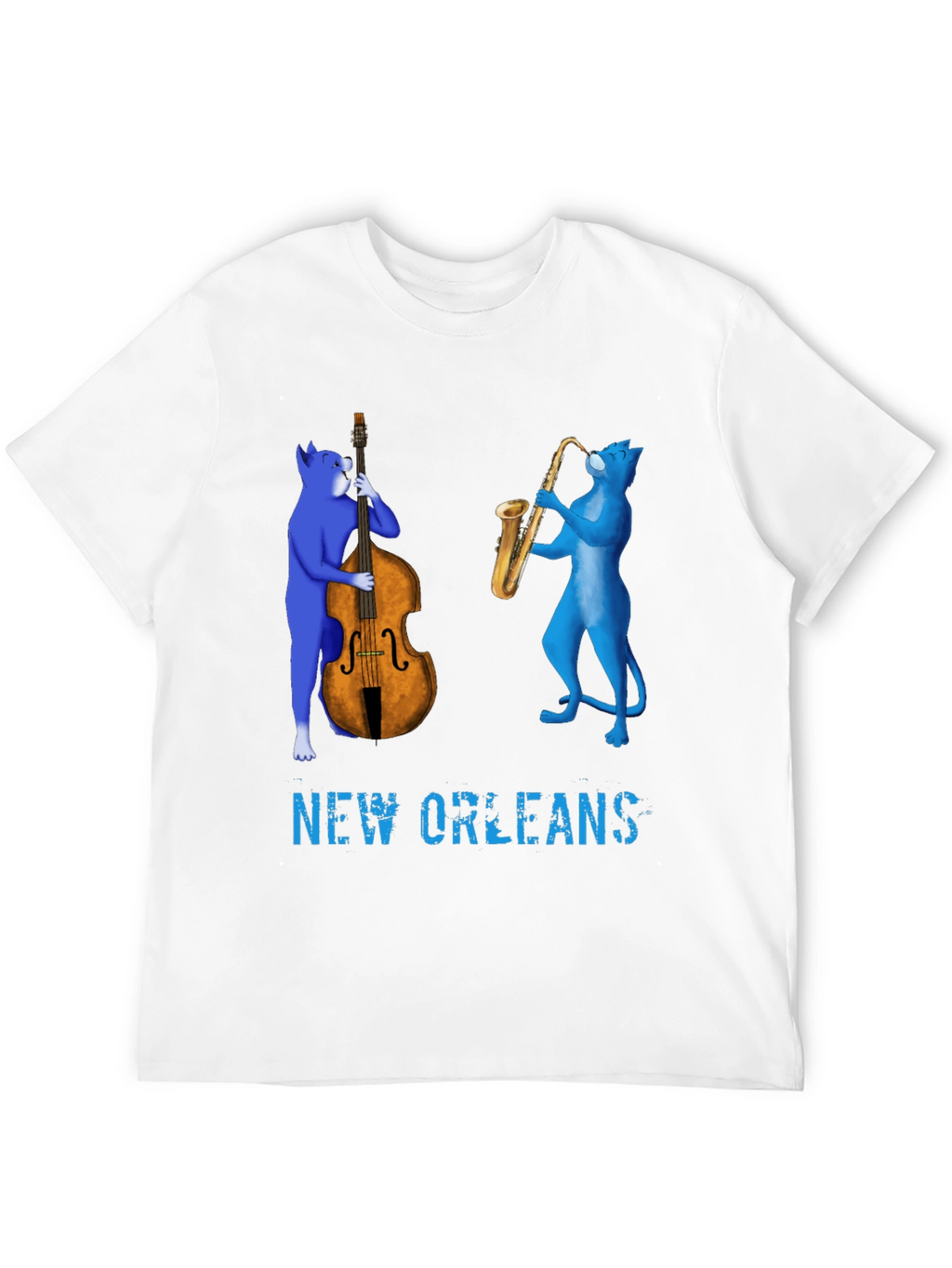 New Orleans Jazz Cat T-Shirt