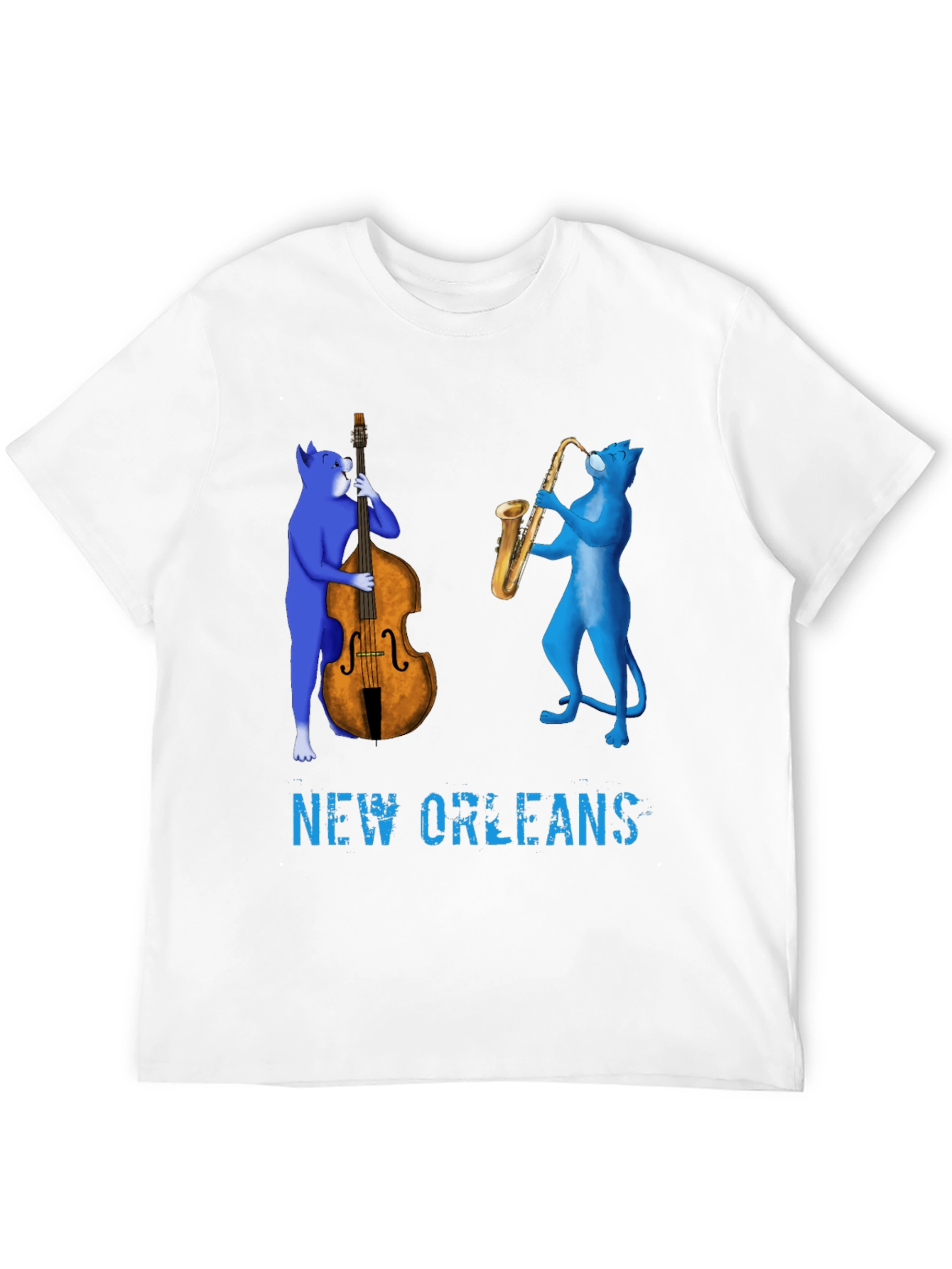 New Orleans Jazz Cat T-Shirt