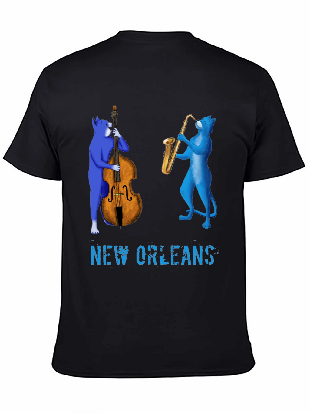 New Orleans Jazz Cat T-Shirt