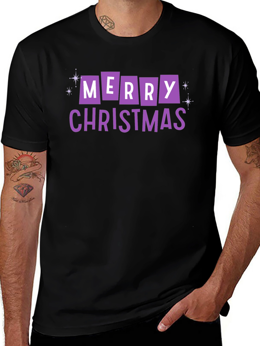 Merry Christmas Graphic Tee - Holiday Style