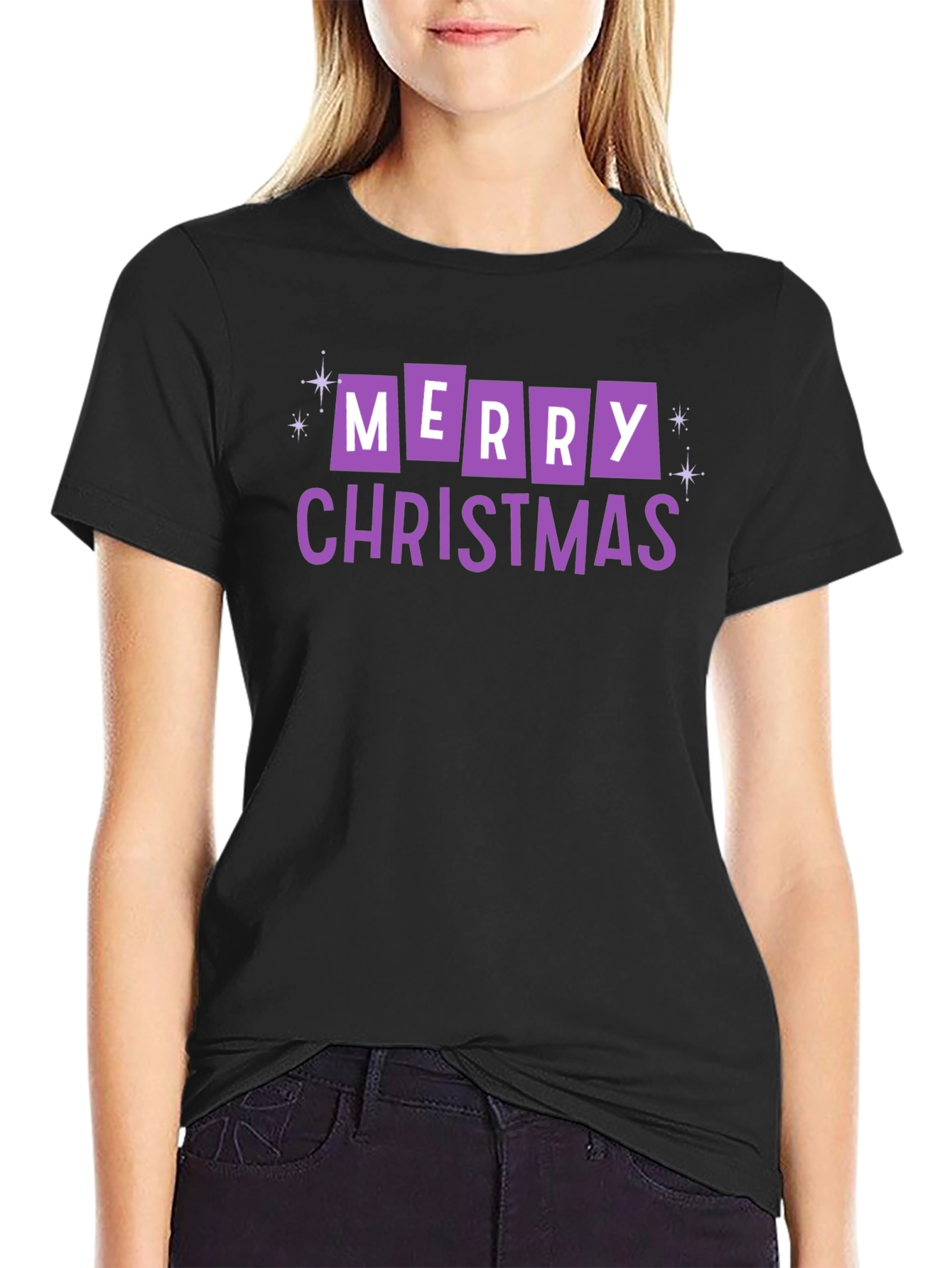 Merry Christmas Graphic Tee - Holiday Style