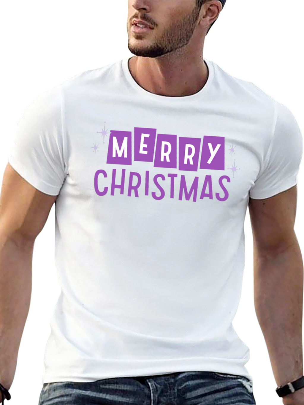 Merry Christmas Graphic Tee - Holiday Style