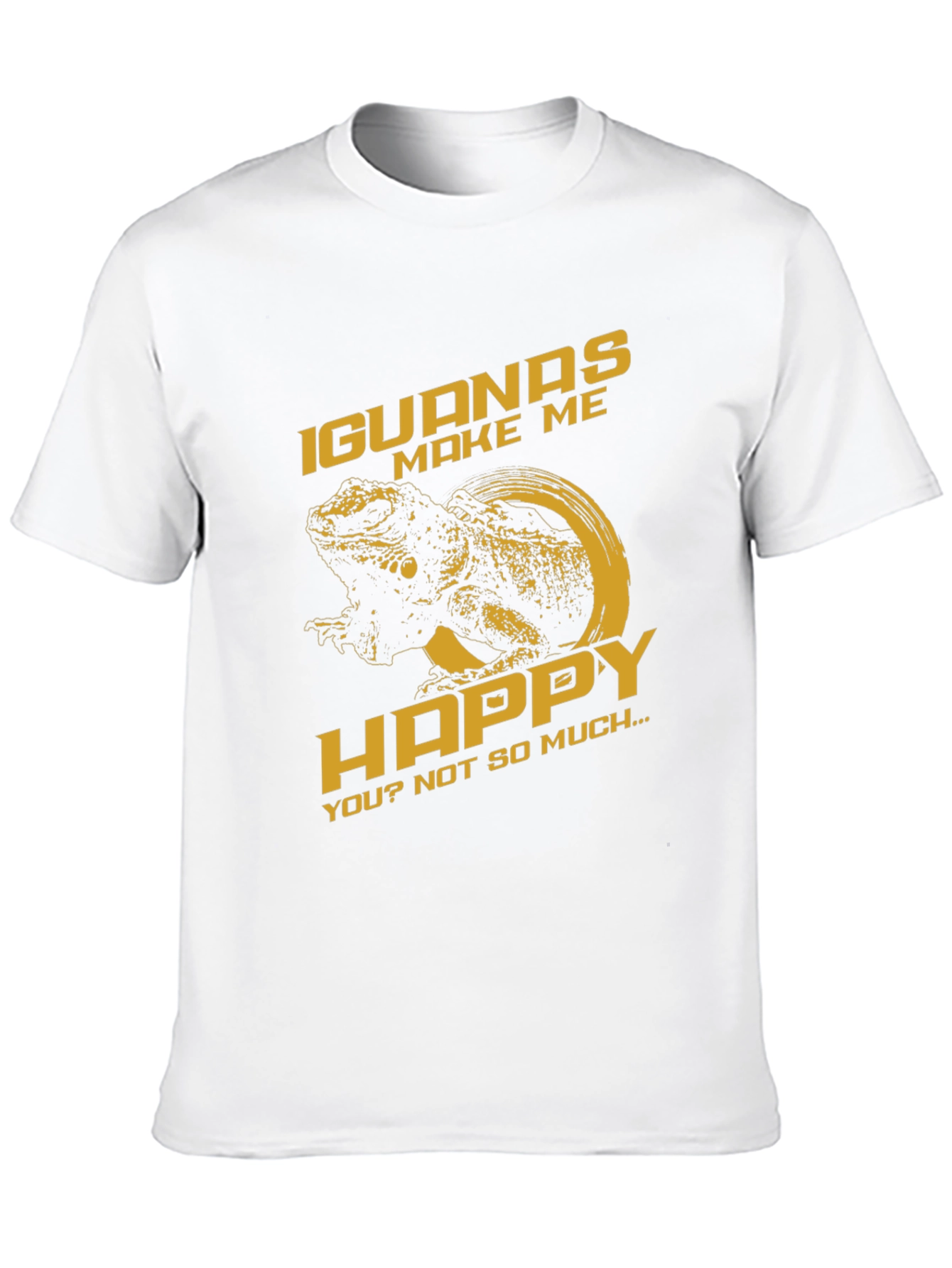 Iguanas Make Me Happy Graphic T-Shirt