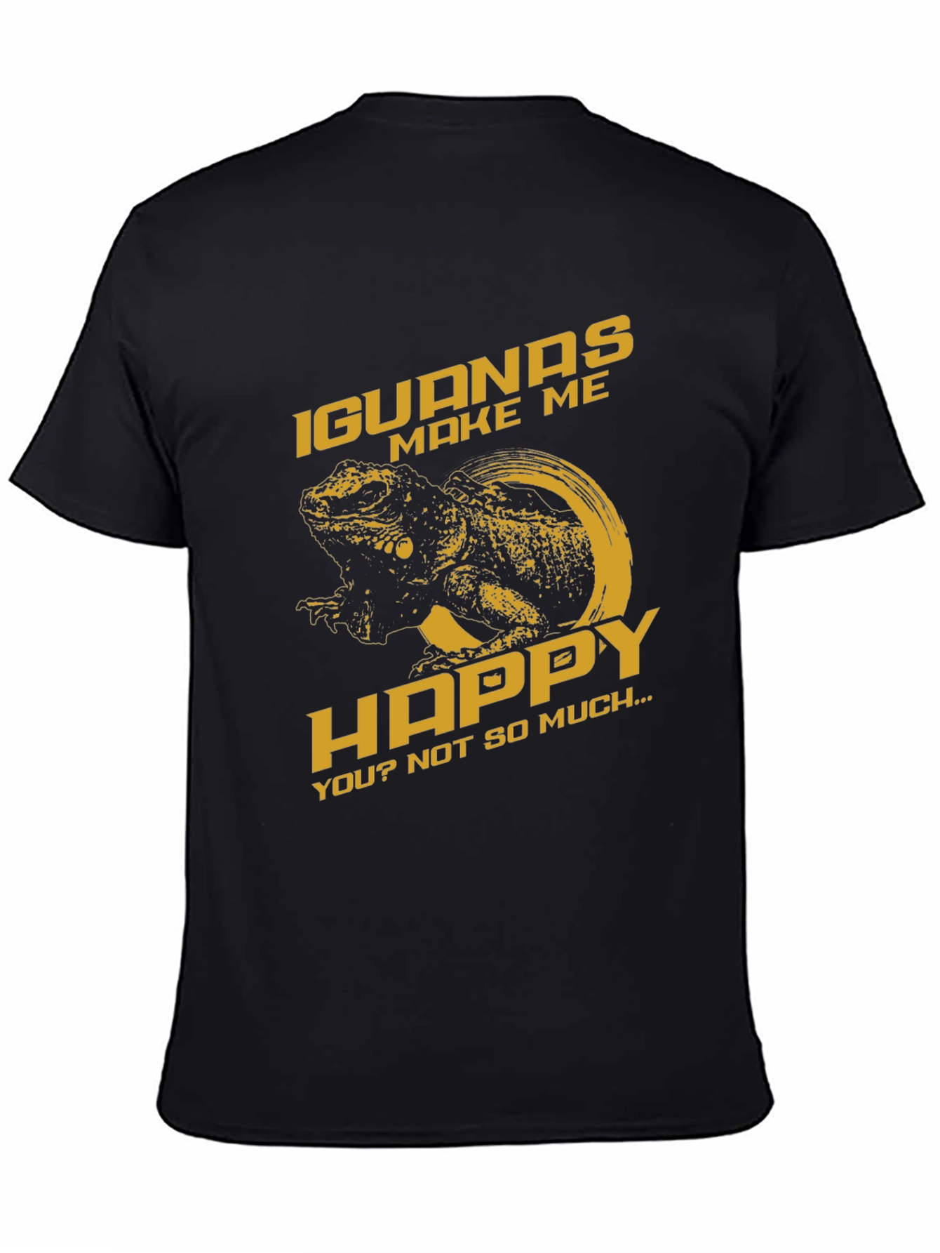 Iguanas Make Me Happy Graphic T-Shirt