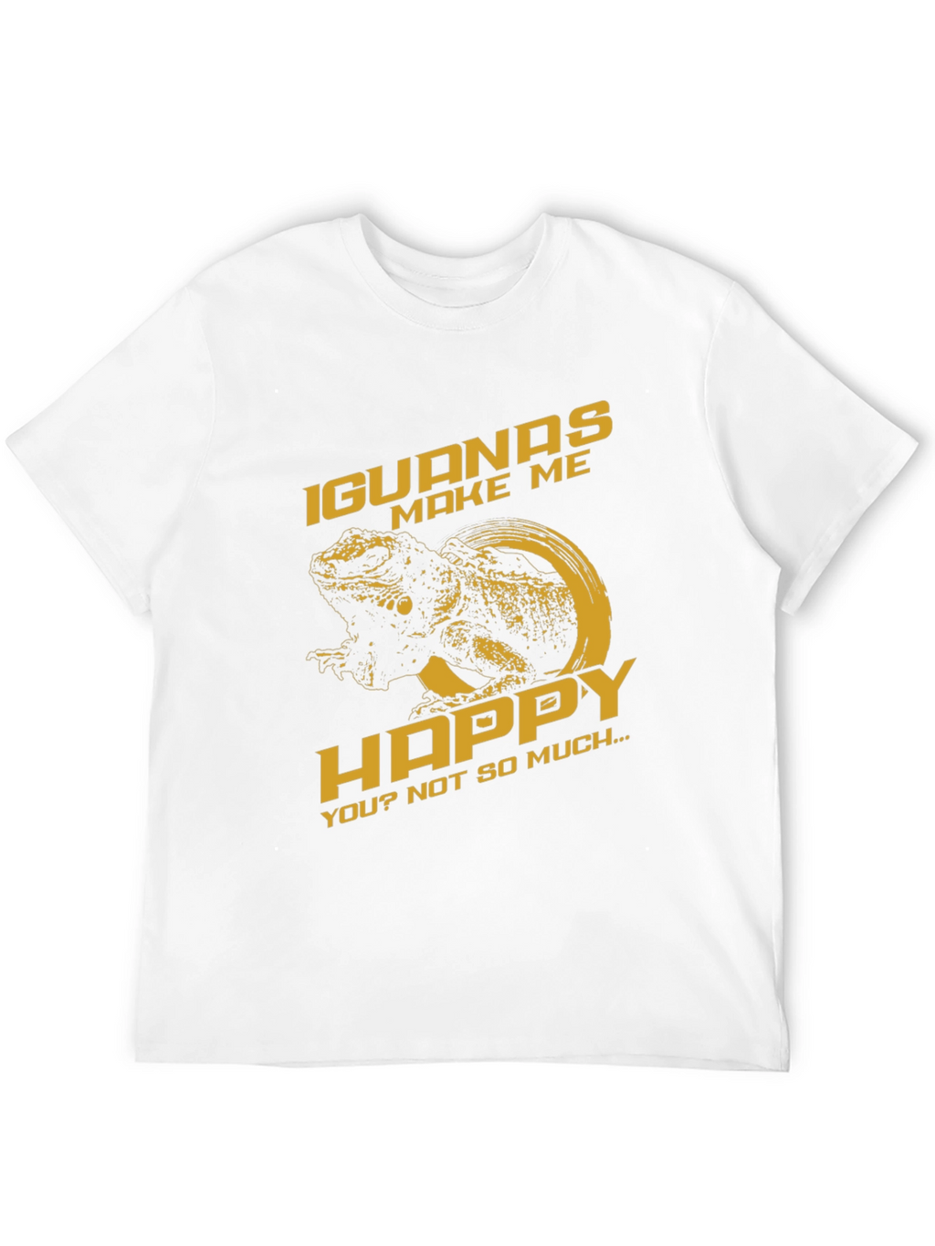 Iguanas Make Me Happy Graphic T-Shirt
