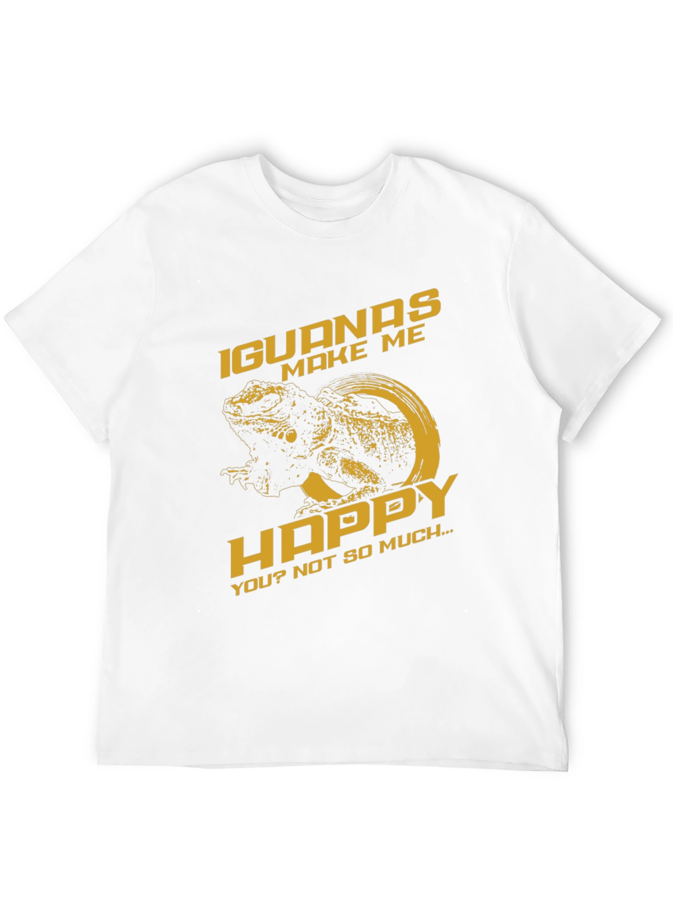 Iguanas Make Me Happy Graphic T-Shirt