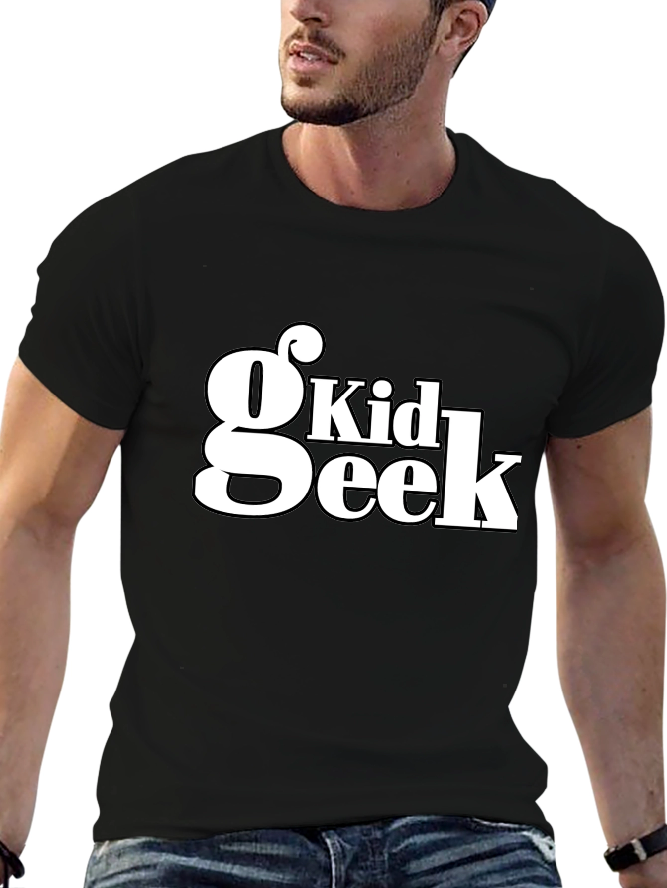 Kid Geek Black T-Shirt