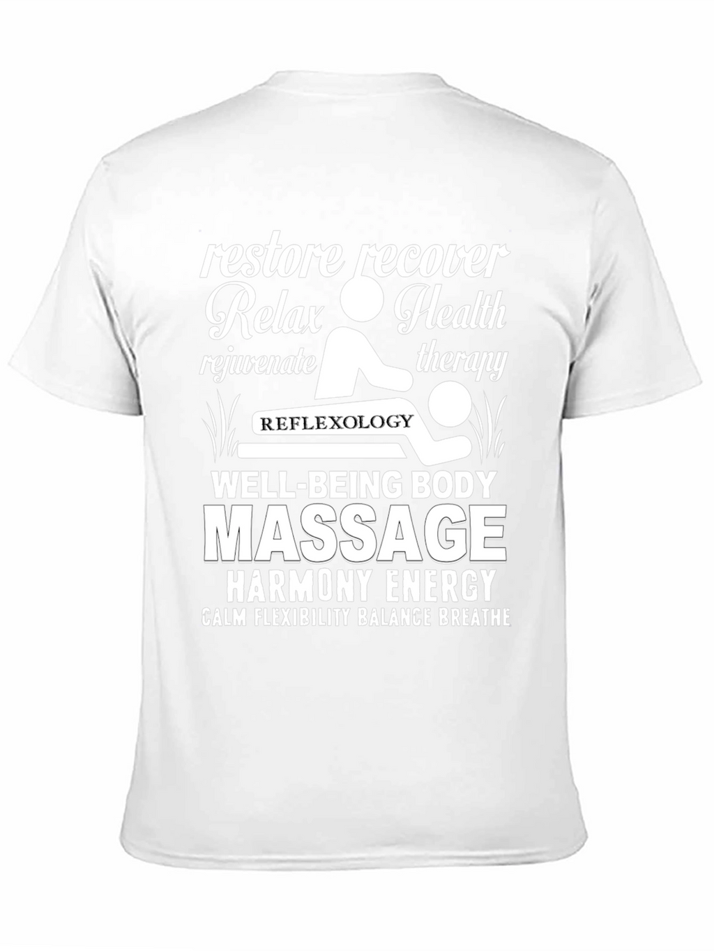 Relax Massage Therapy T-Shirt - Well-Being Body Harmony