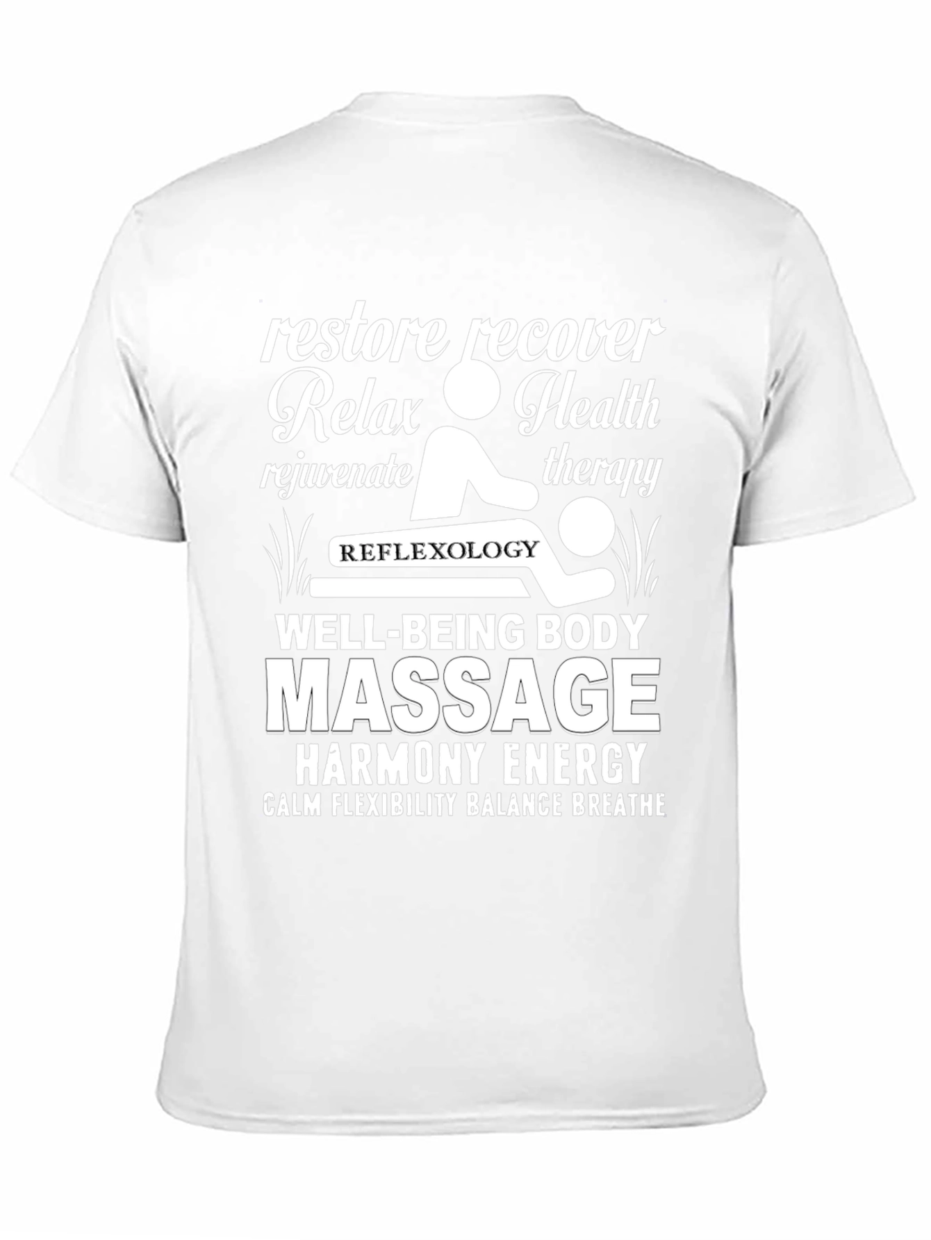 Relax Massage Therapy T-Shirt - Well-Being Body Harmony