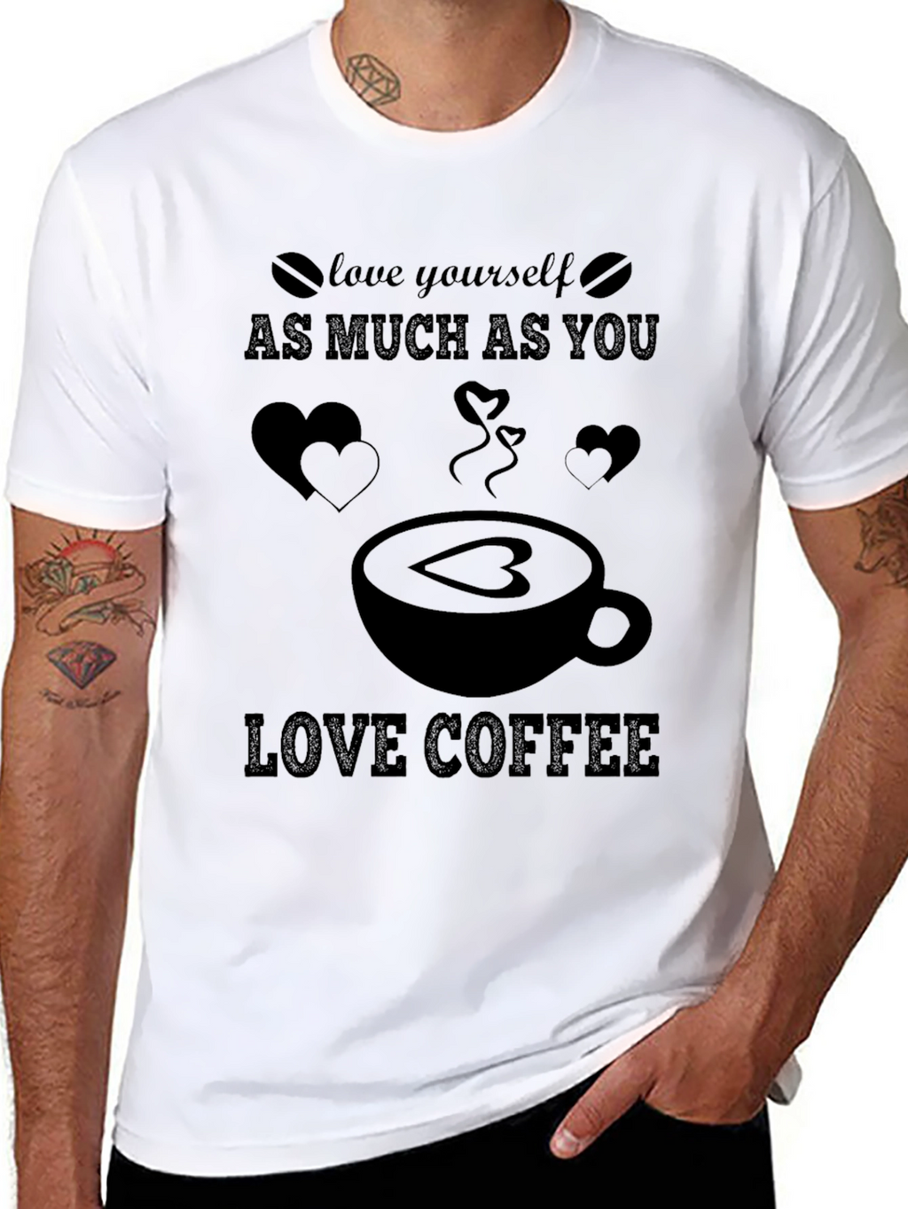 Love Coffee Graphic Tee - Stylish Unisex T-Shirt