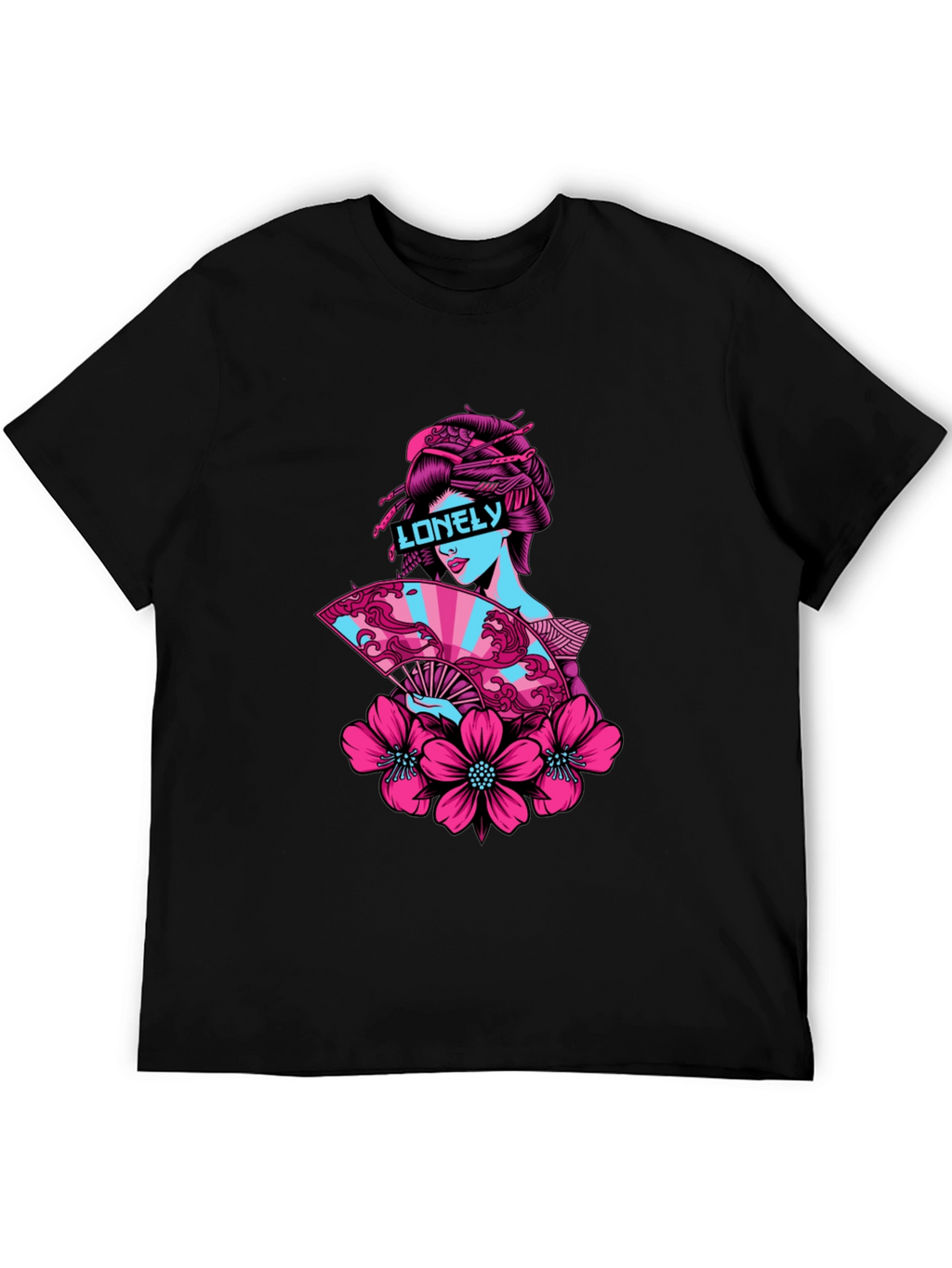 Lonely Geisha Graphic Print Tee