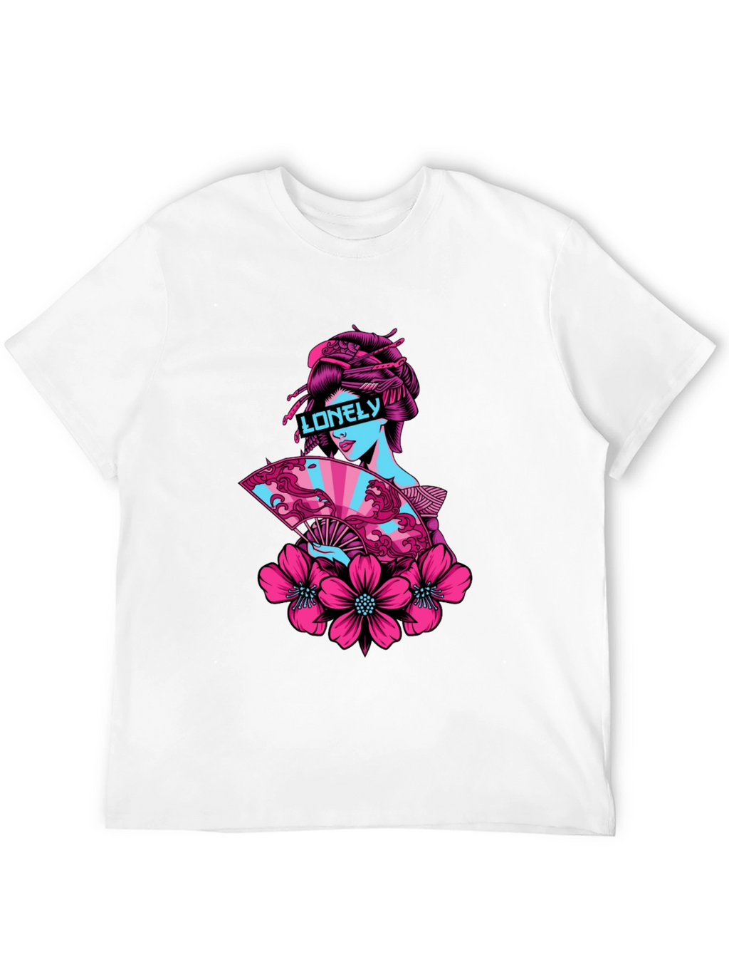 Lonely Geisha Graphic Print Tee