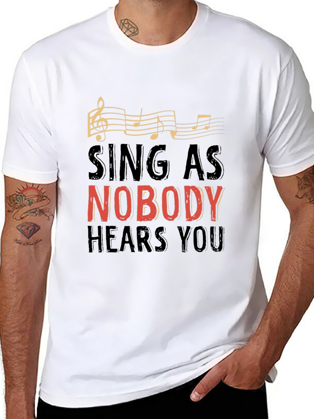 Sing As Nobody Hears You Graphic Tee
