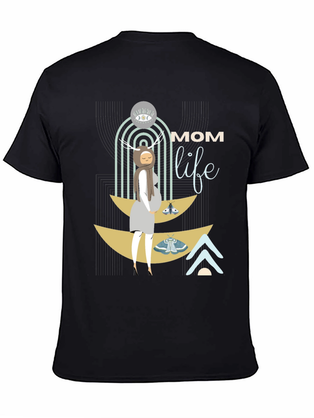 Mom Life Graphic Tee - Stylish Maternity Shirt
