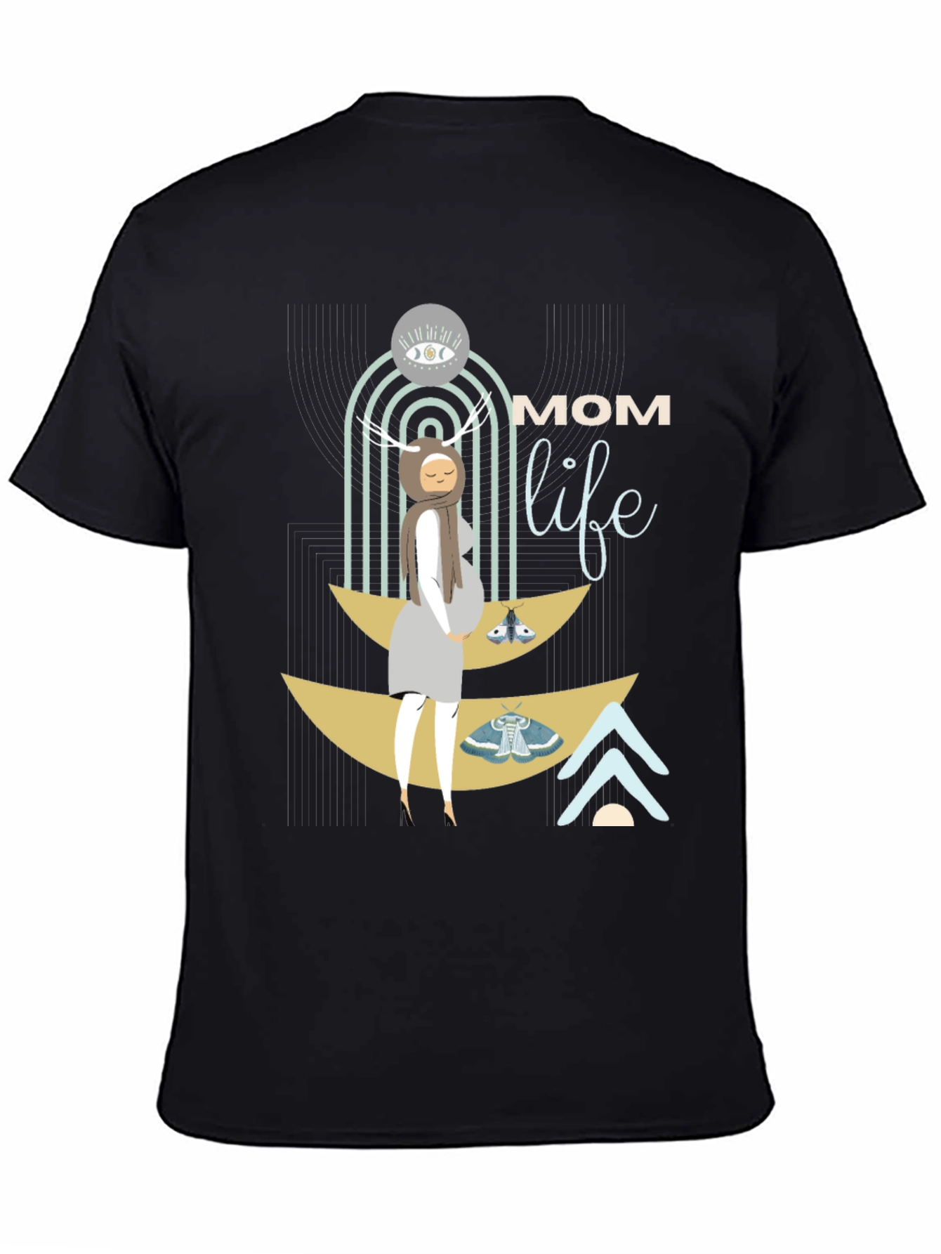 Mom Life Graphic Tee - Stylish Maternity Shirt