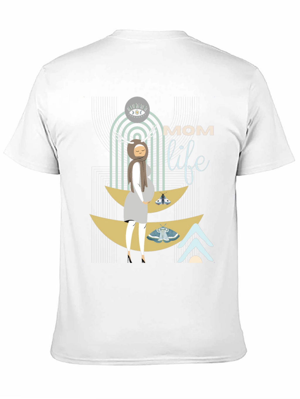Mom Life Graphic Tee - Stylish Maternity Shirt