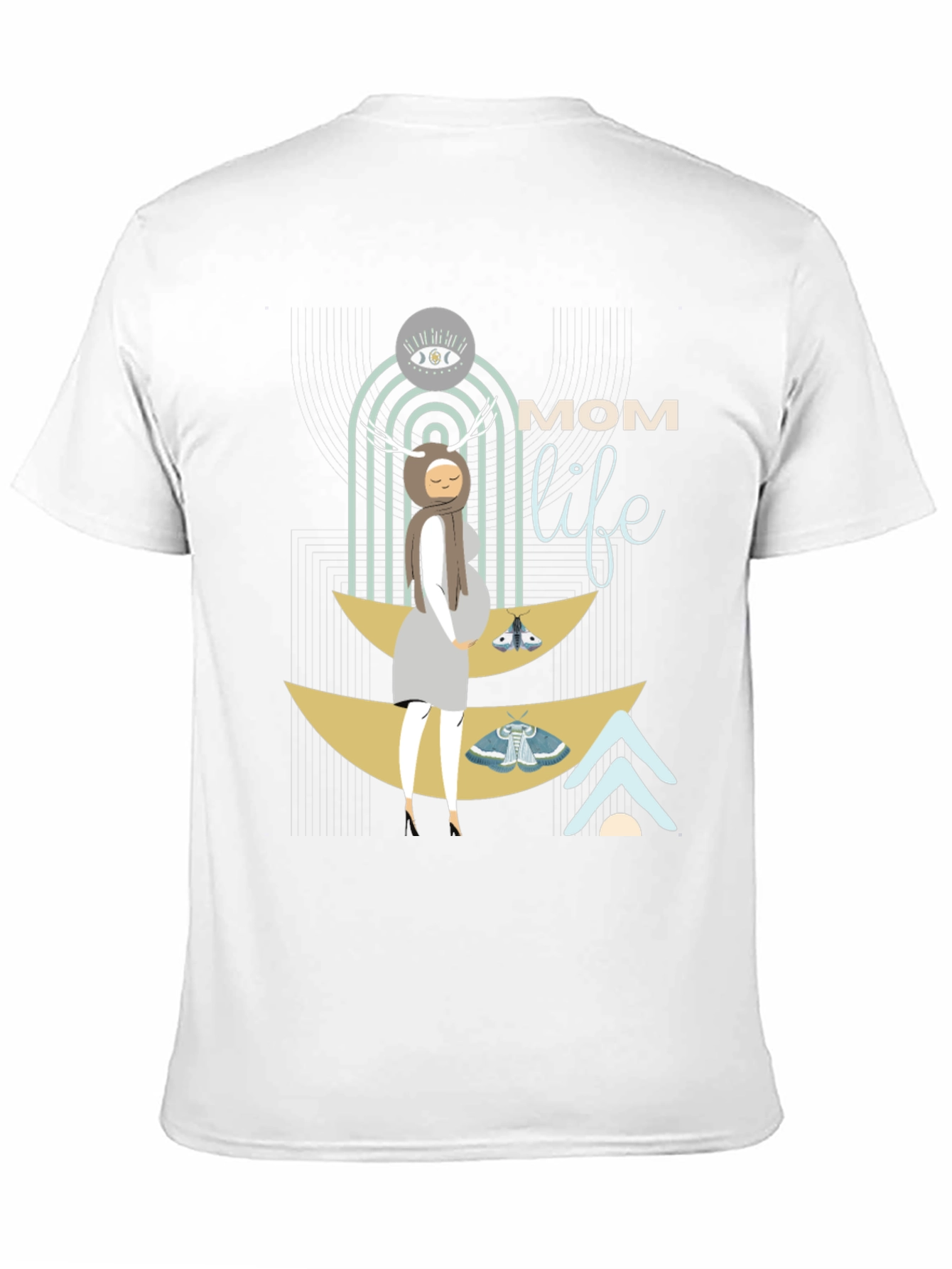 Mom Life Graphic Tee - Stylish Maternity Shirt