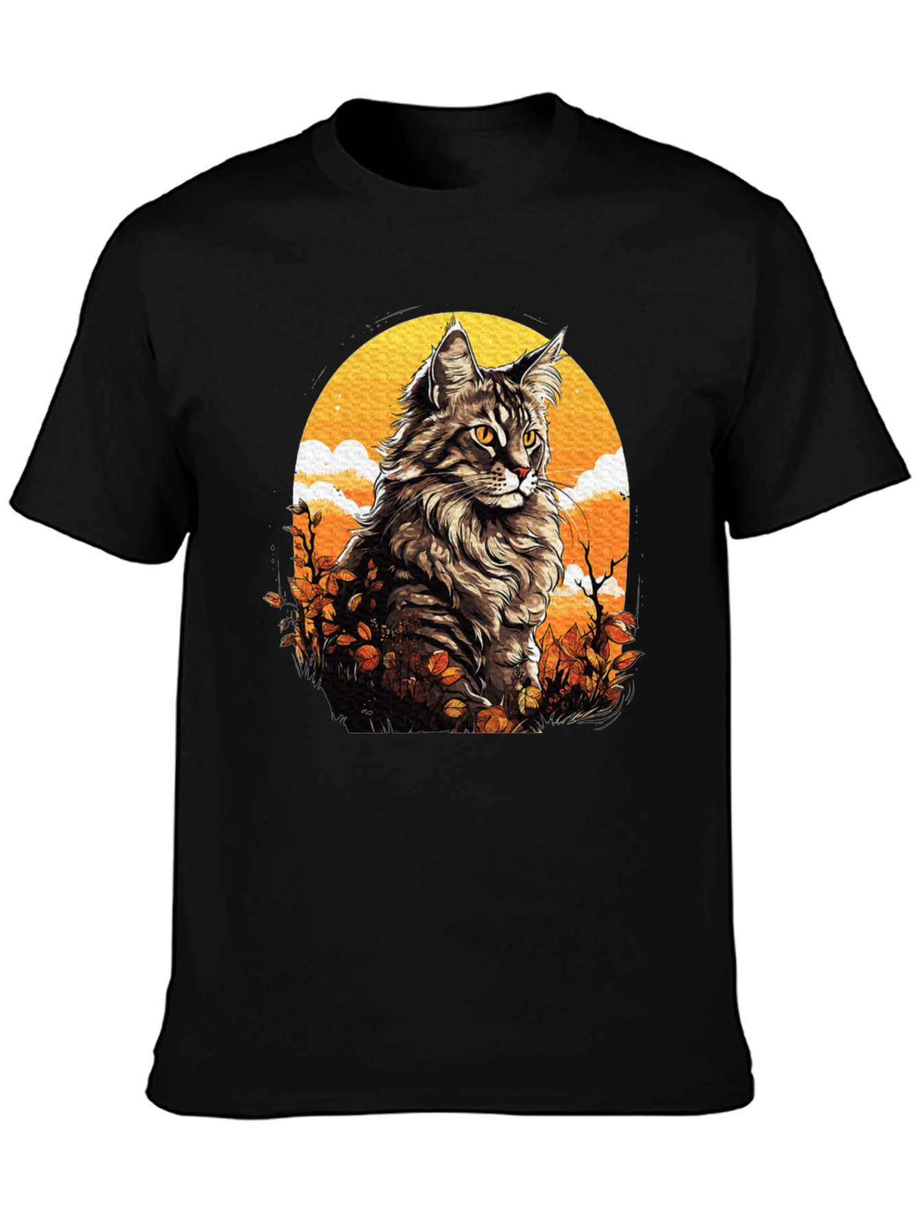 Cat Art Graphic T-Shirt - Unique Design